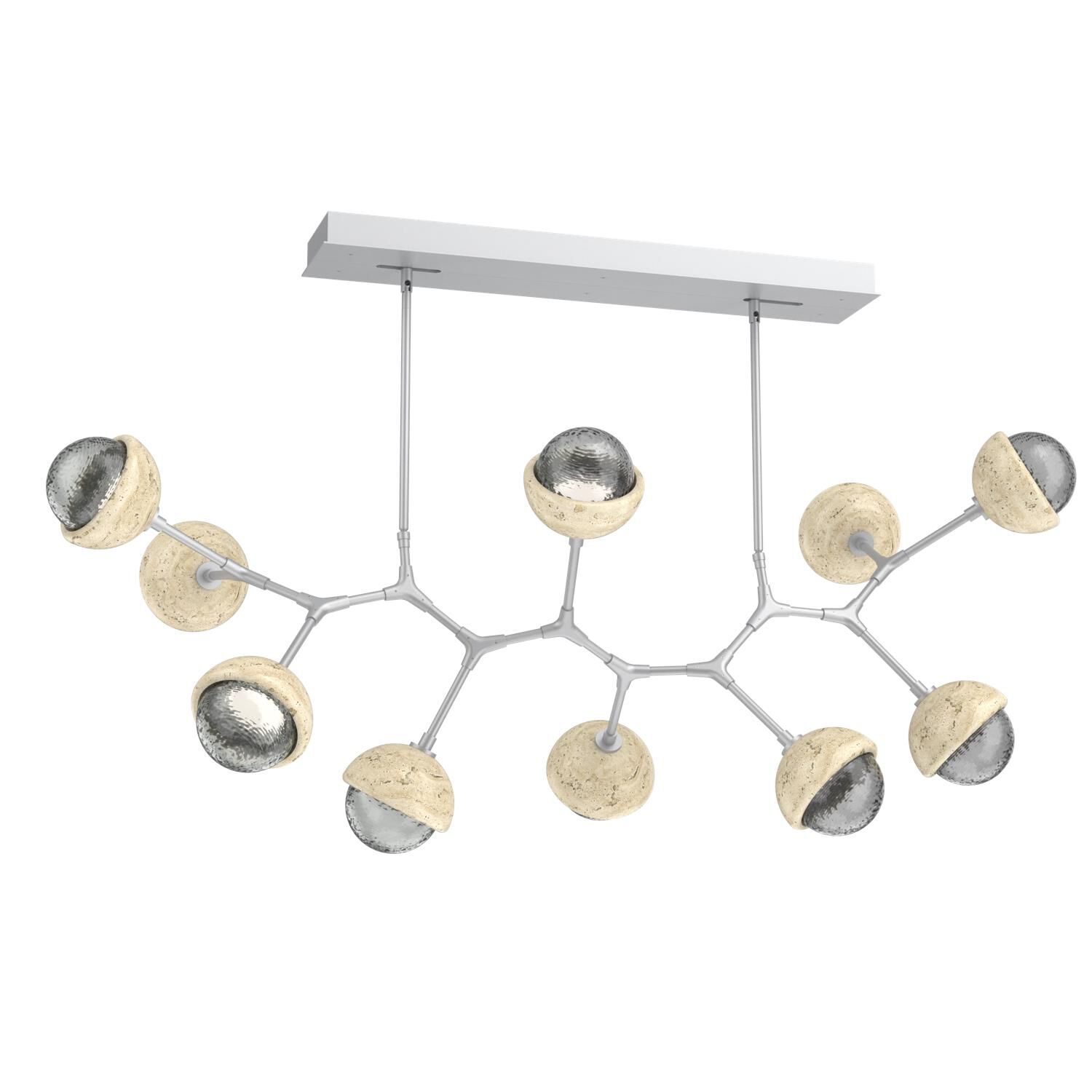 Levi Wilson Cabochon 56 Inch Linear Suspension Light by Hammerton Studio