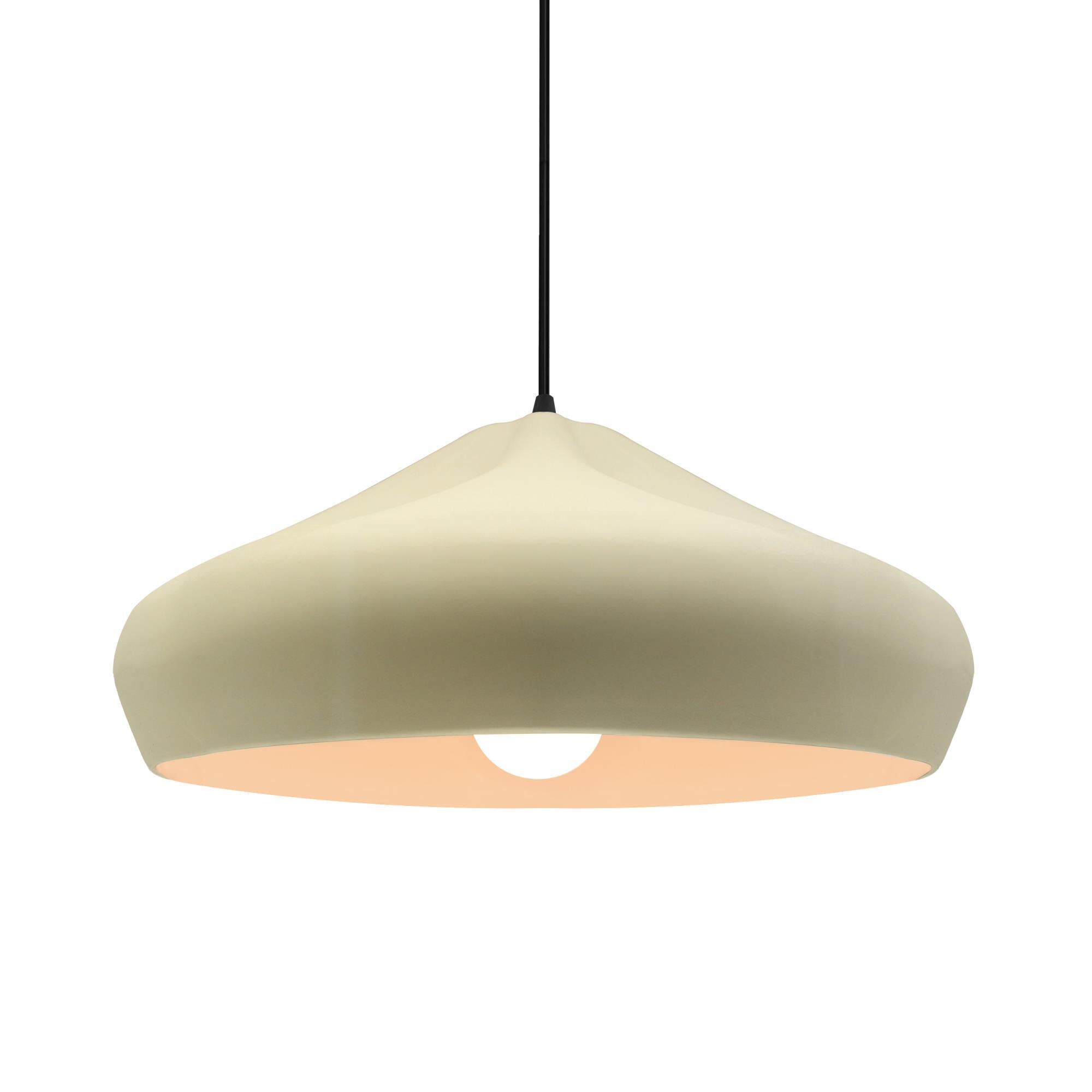 Shown in Matte Black finish and Vanilla shade