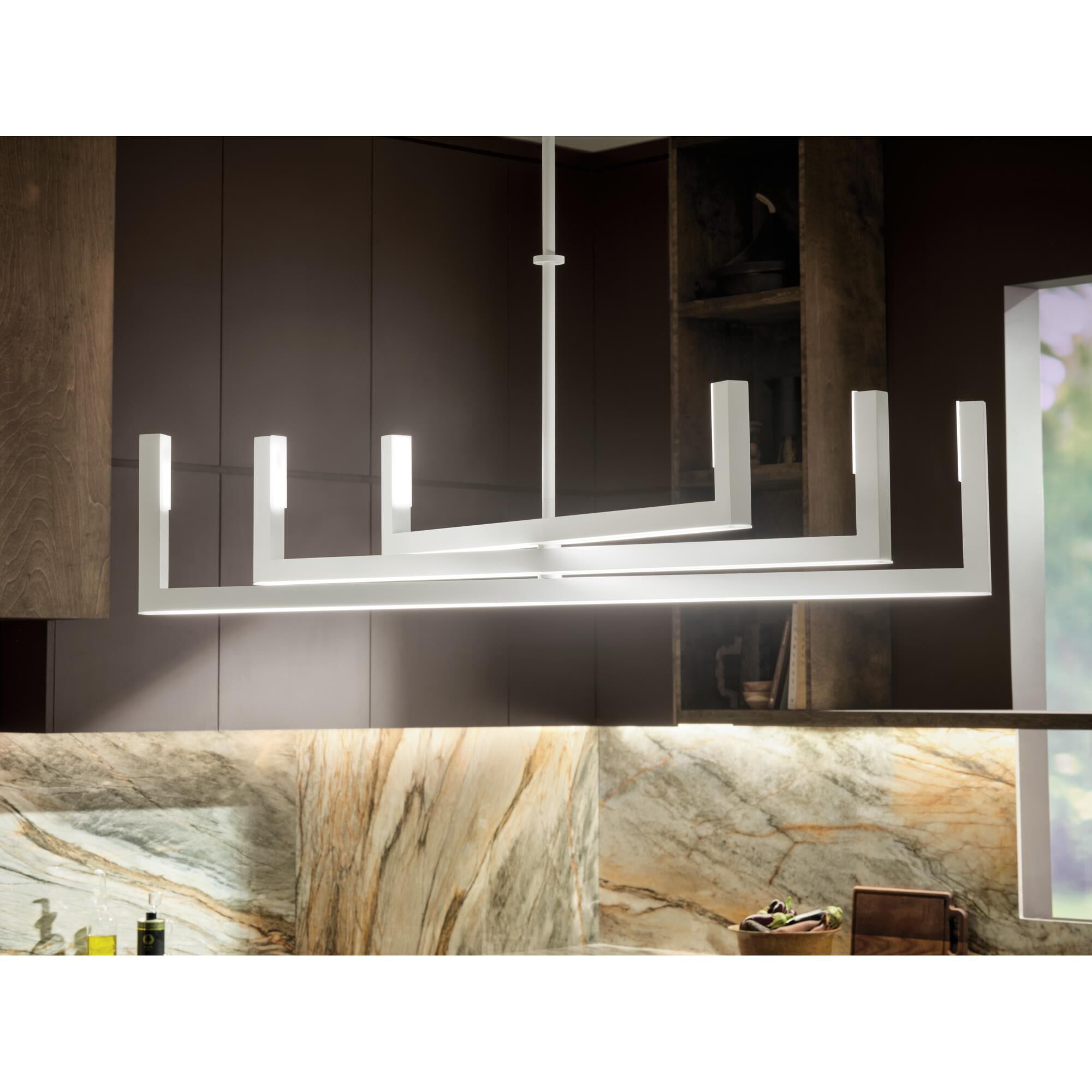 Shown in White finish