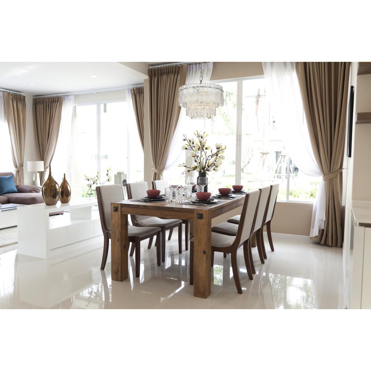 Emilia 15 Inch Large Pendant by Elegant Lighting