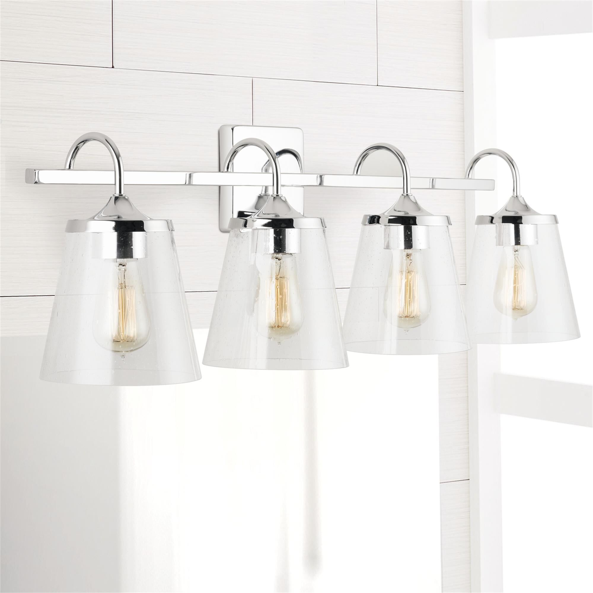 Shown in Chrome finish and 496 glass
