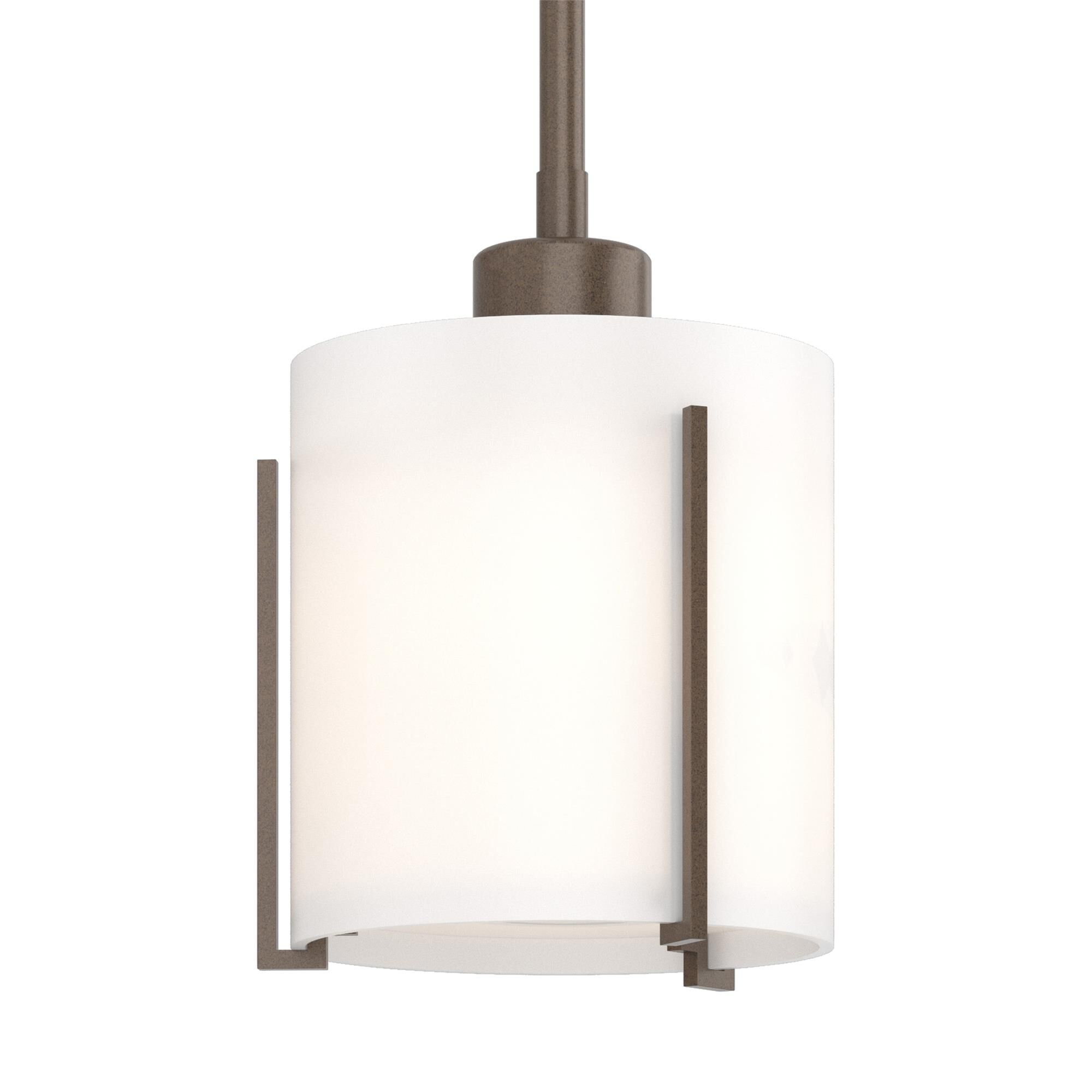 Shown in Bronze finish and Opal glass