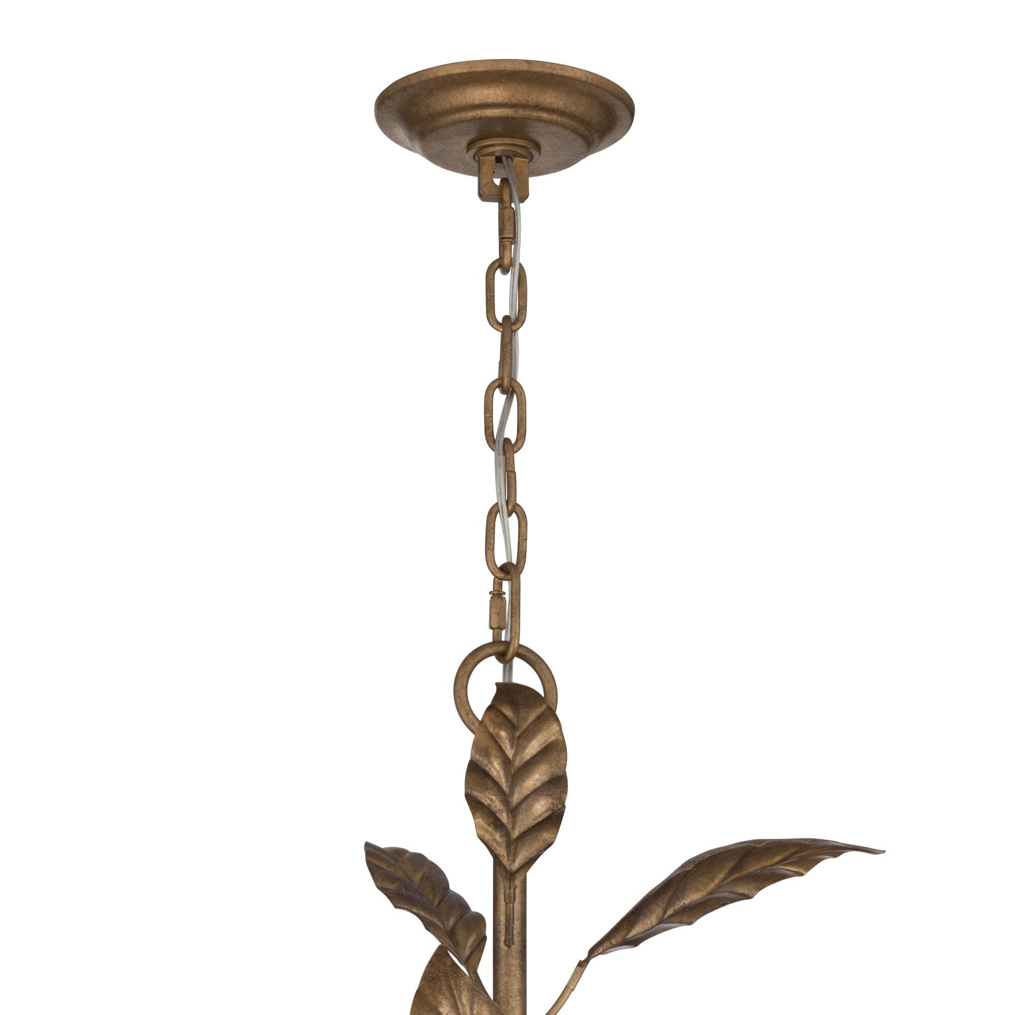 Shown in Weathered Gold finish