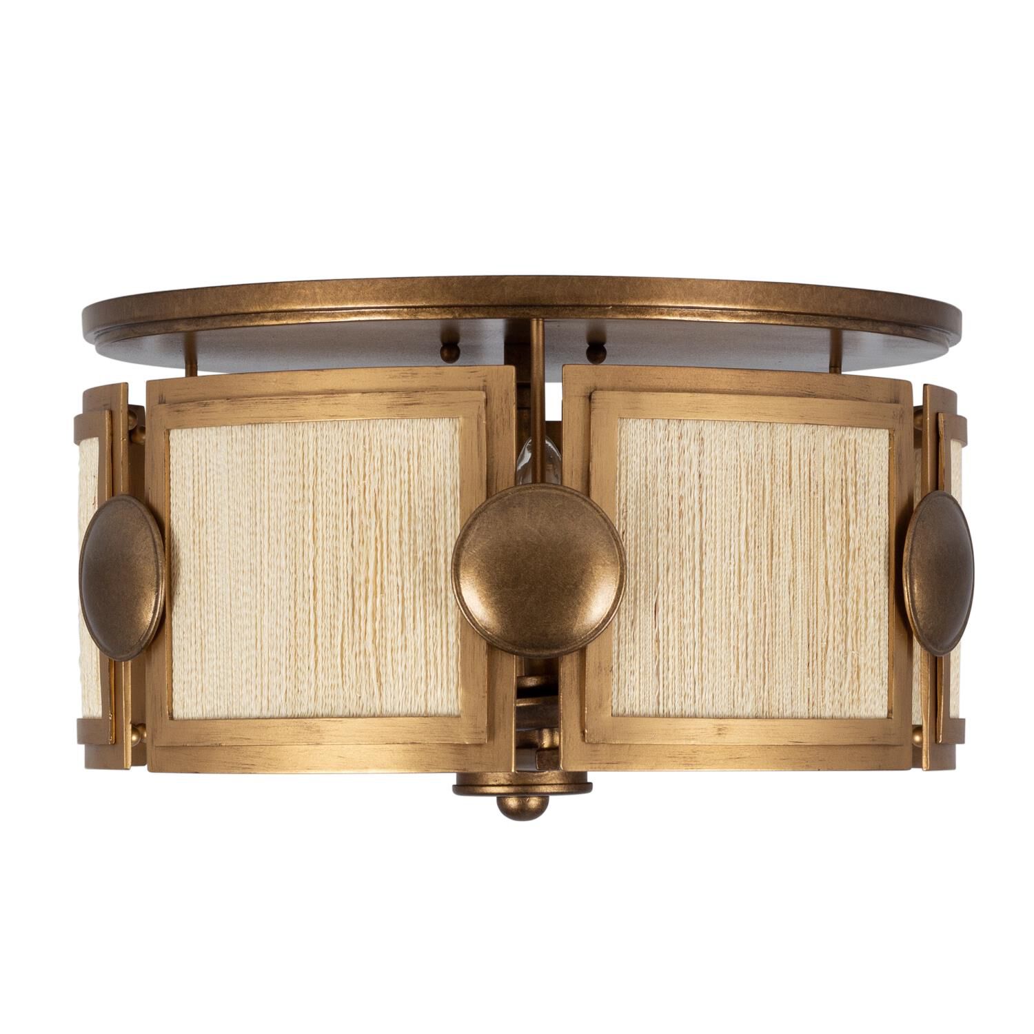 Shown in Pearlized Antique Brass and Modern Gold finish