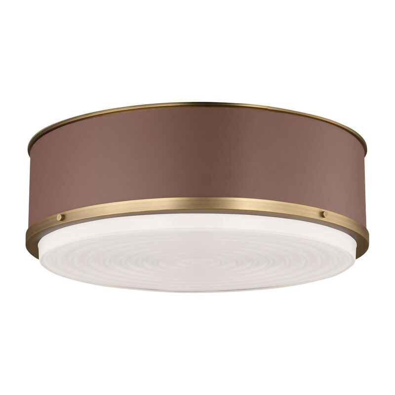 Ralph Lauren Marlowe 18 Inch 3 Light Flush Mount by Visual Comfort Studio