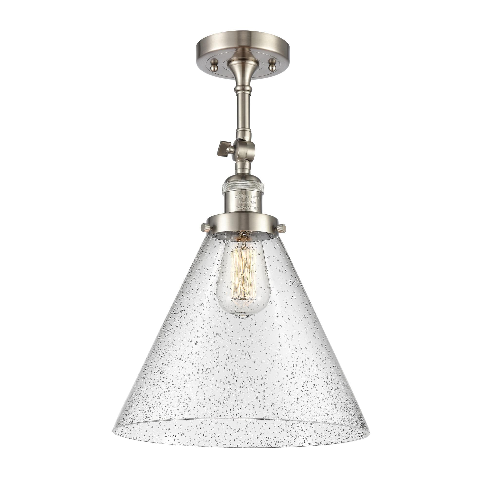 Bruno Marashlian Cone 12 Inch 1 Light Semi Flush Mount by Innovations Lighting