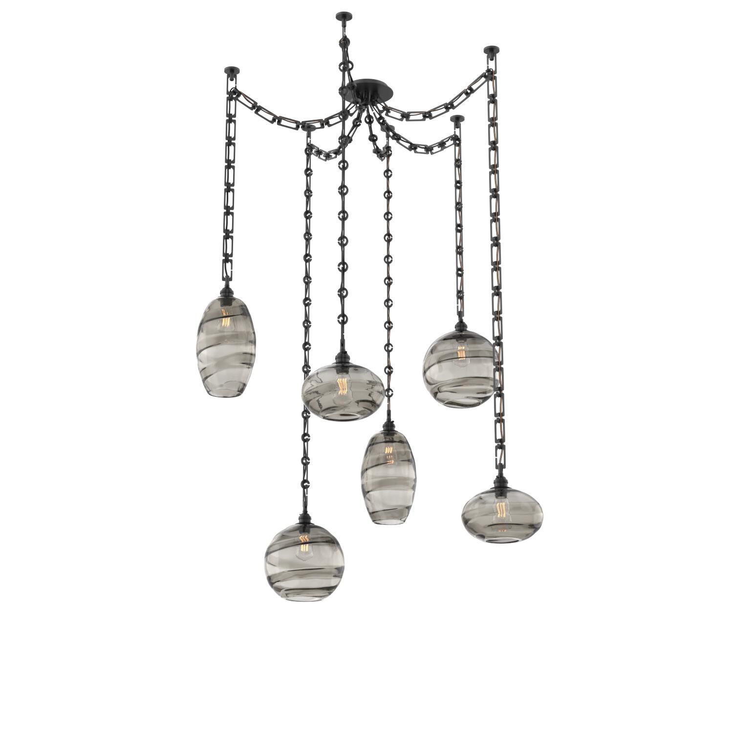 Shown in Matte Black finish and Smoke glass