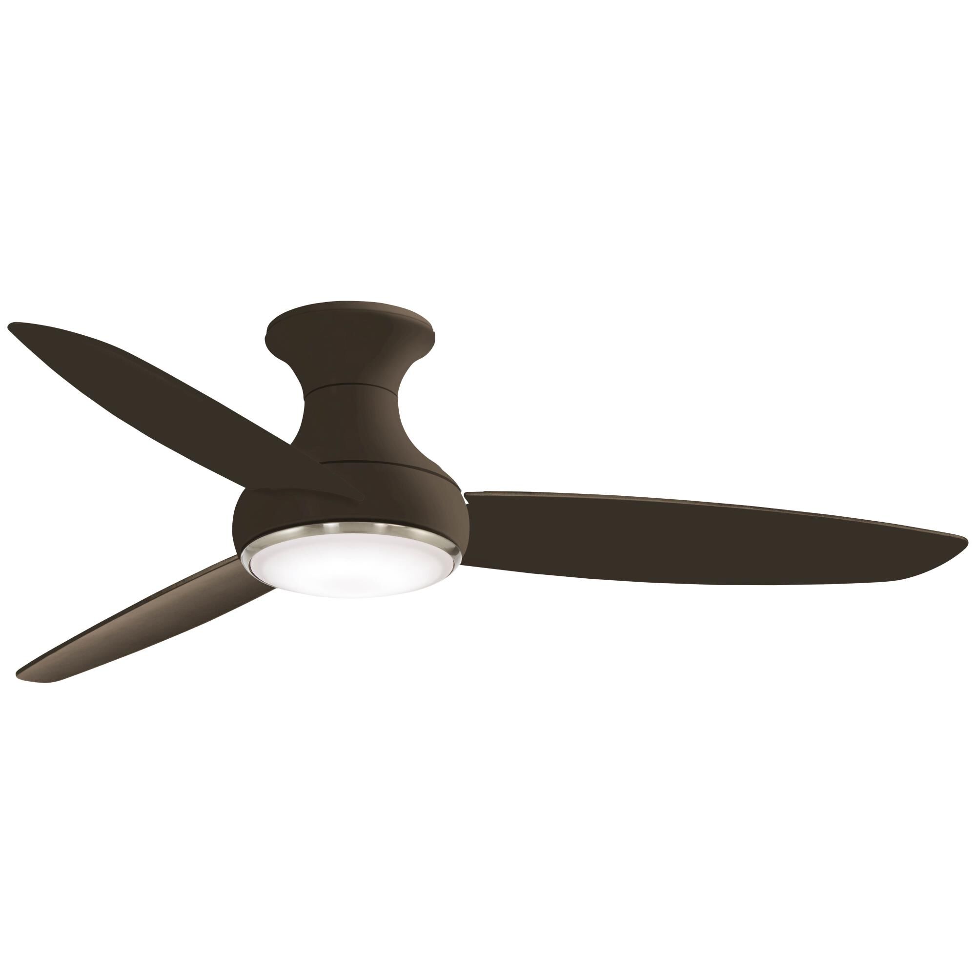 Concept Outdoor Rated 54 Inch Flush Mount Fan with Light Kit by Minka Aire