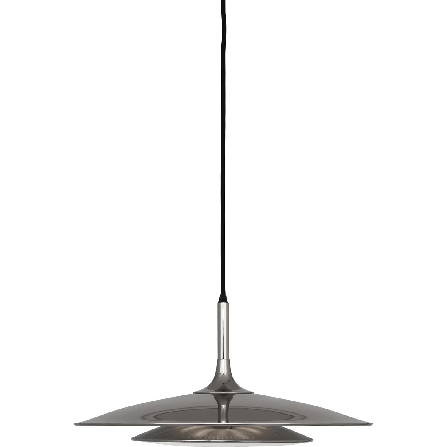 Shown in Polished Nickel  finish and Metal shade