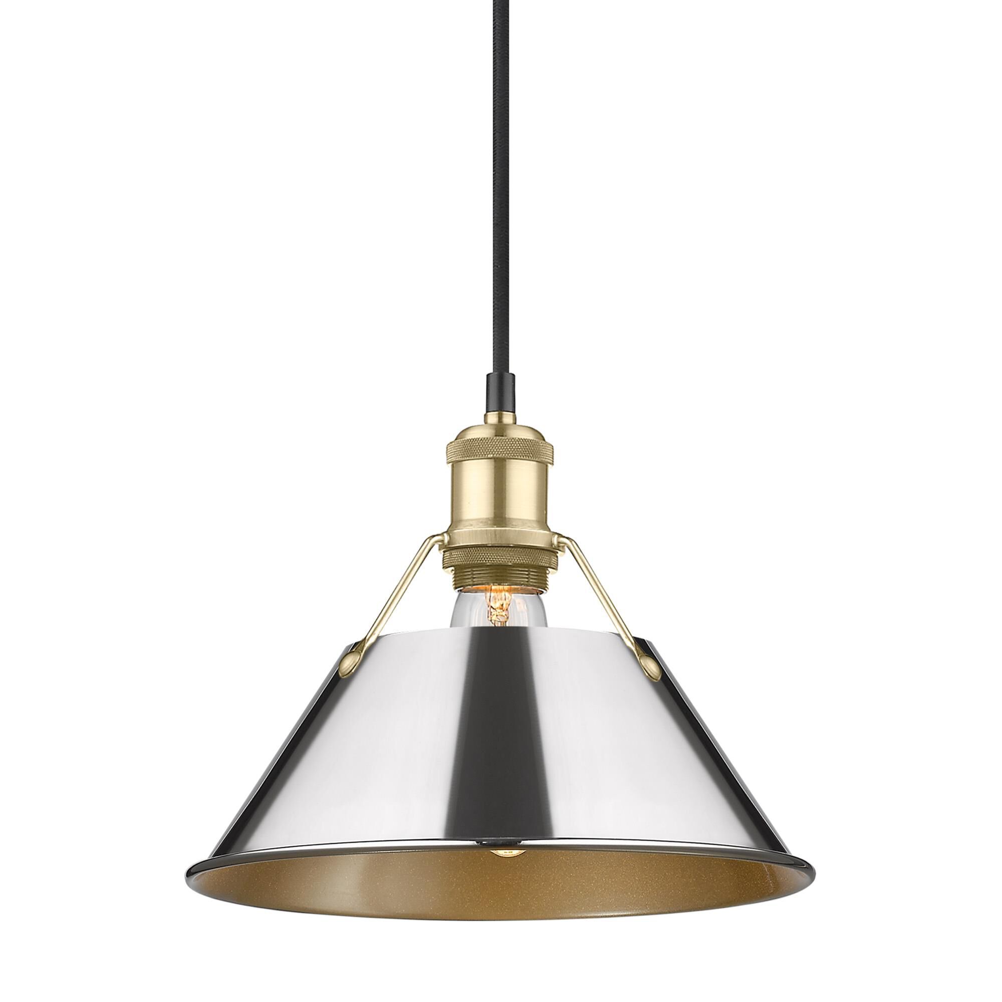 Orwell 10 Inch Mini Pendant by Golden Lighting