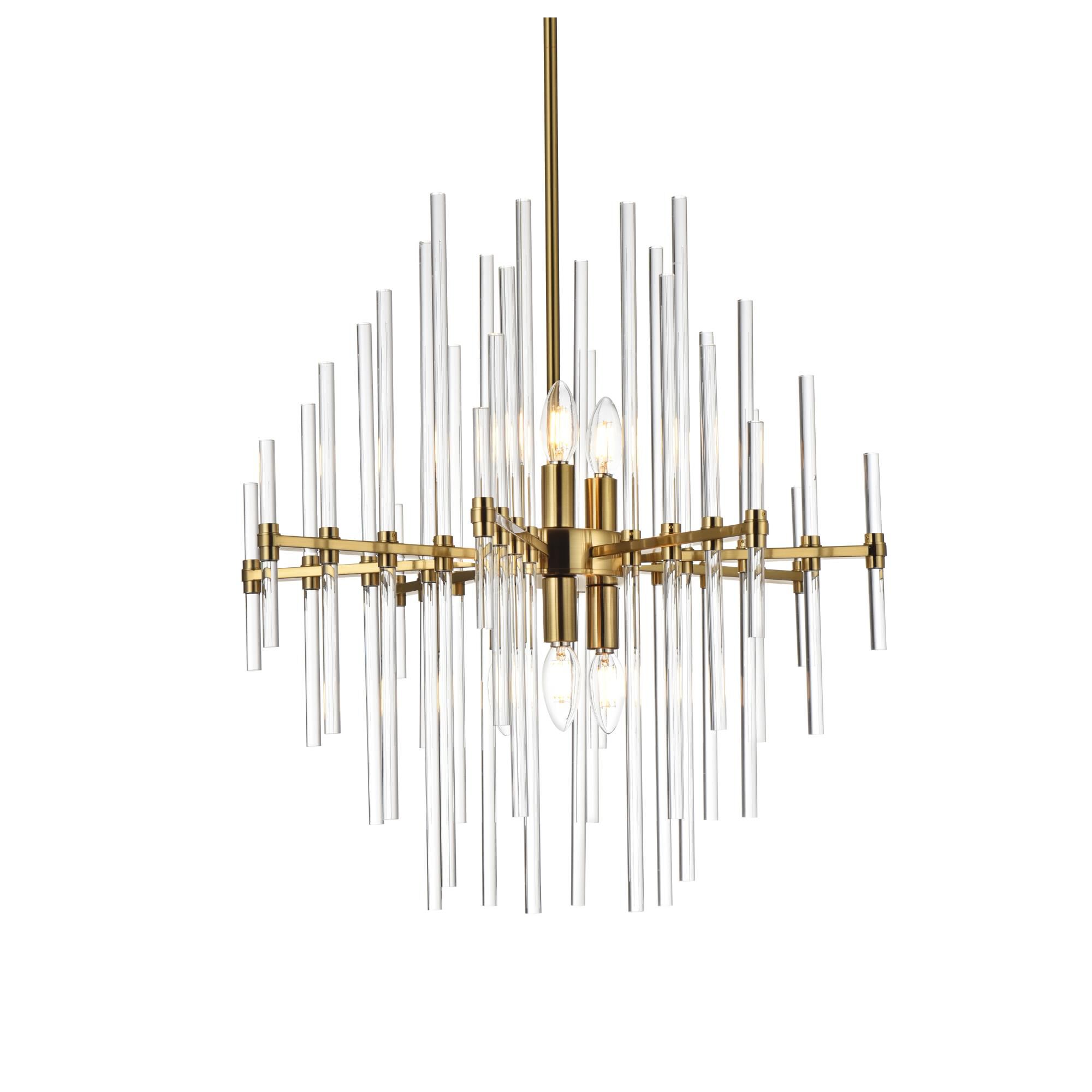 Shown in Gold finish and Clear Royal Cut crystal