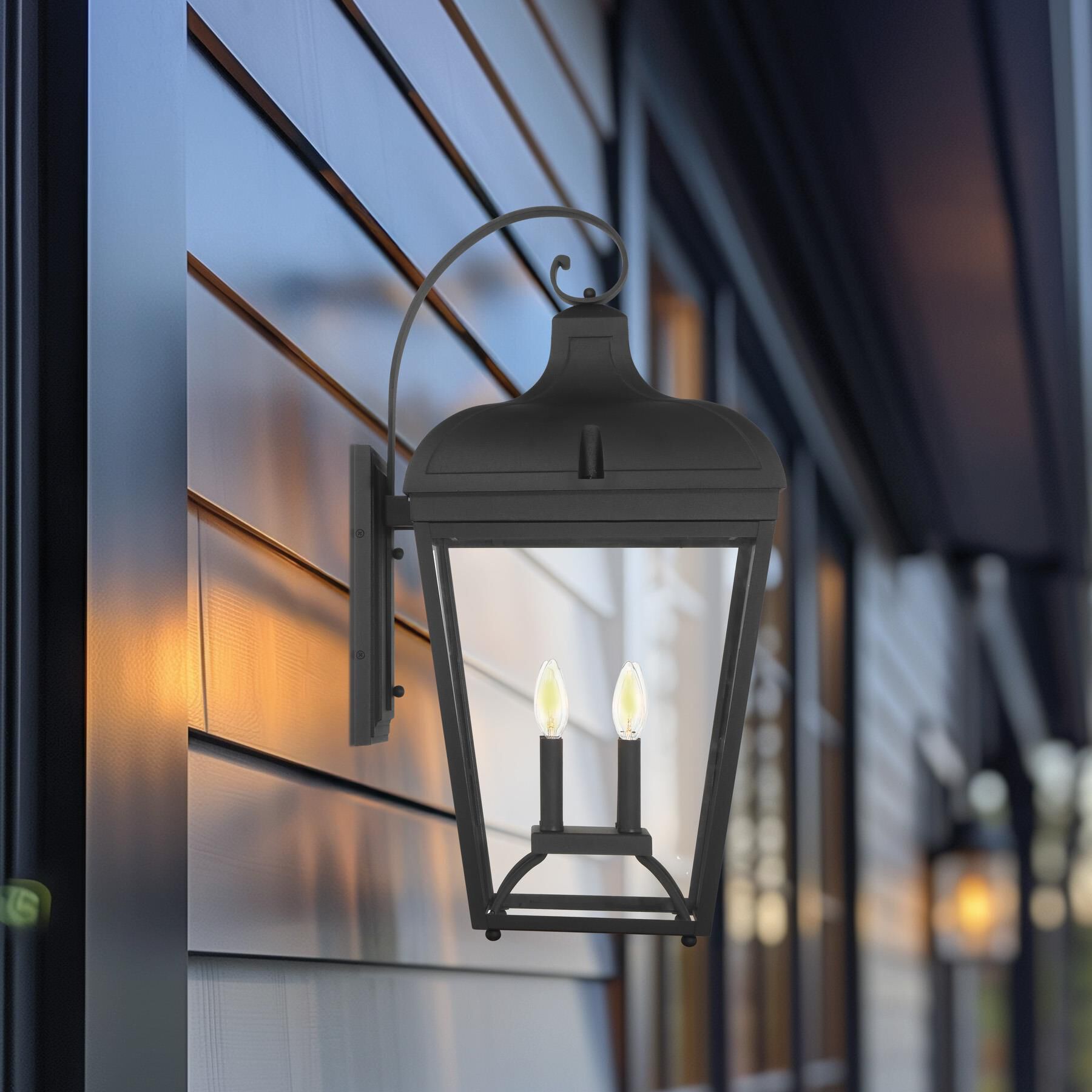 Shown in Sand Coal finish and Clear glass