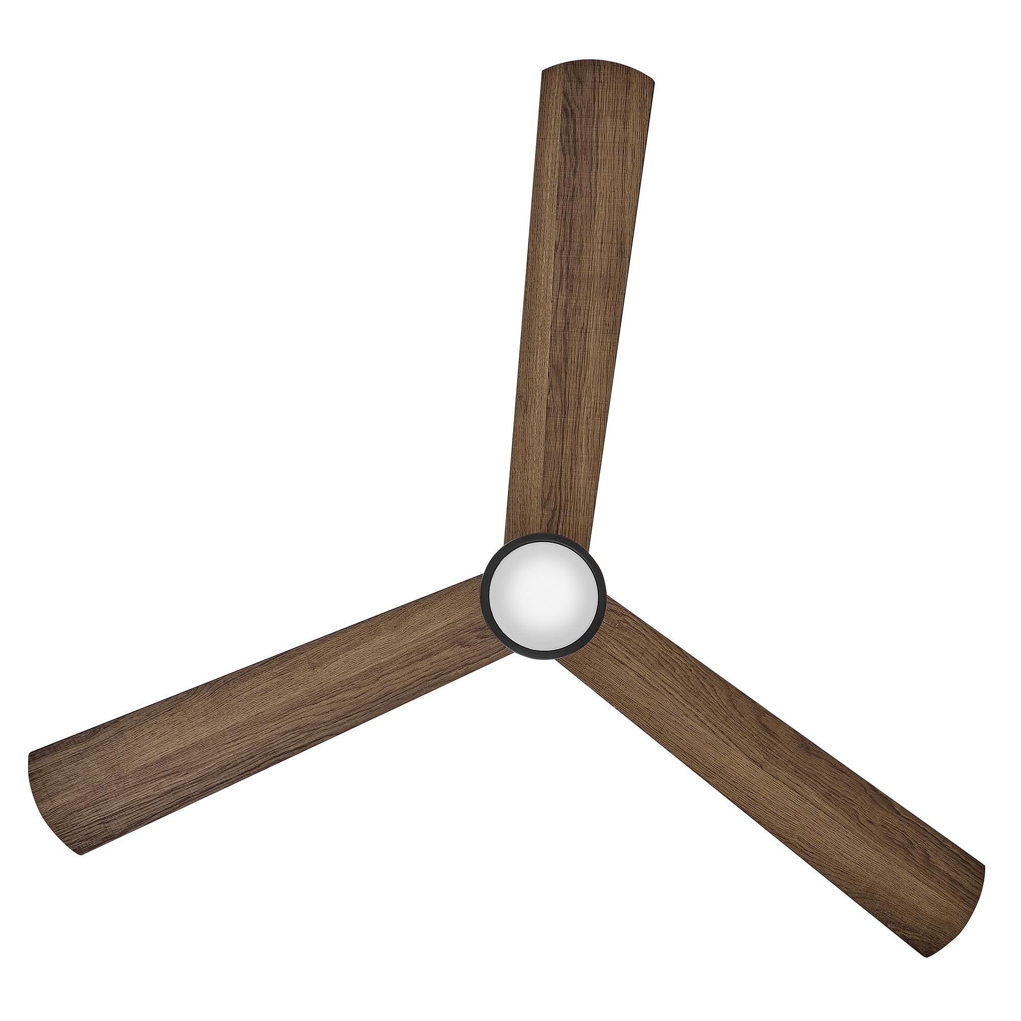 Speck 52 Inch Flush Mount Fan with Light Kit,