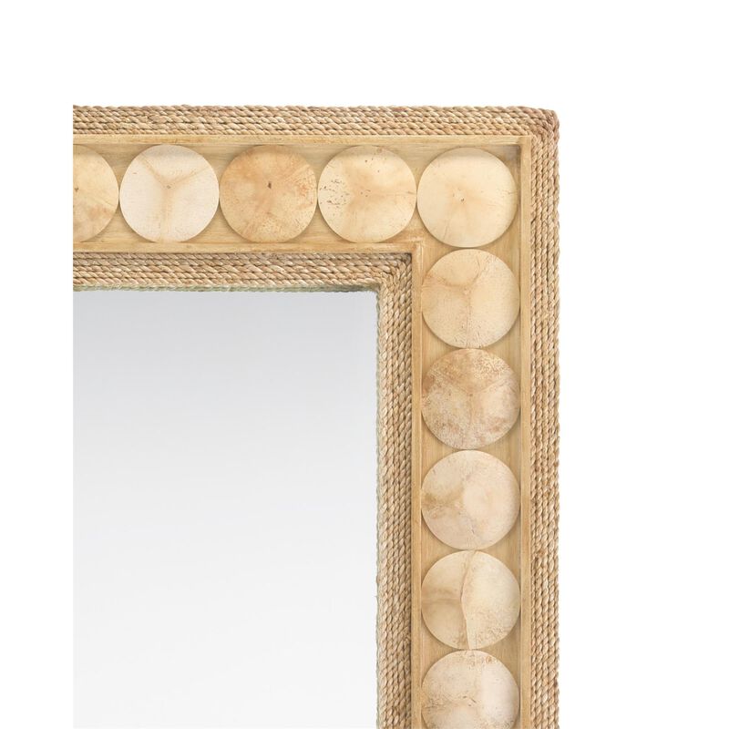 Buko Rectangular Mirror Decorative Mirrors by Currey and Company