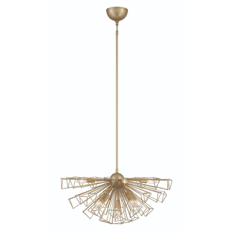Dendelio 22 Inch 9 Light Semi Flush Mount by Eurofase Lighting