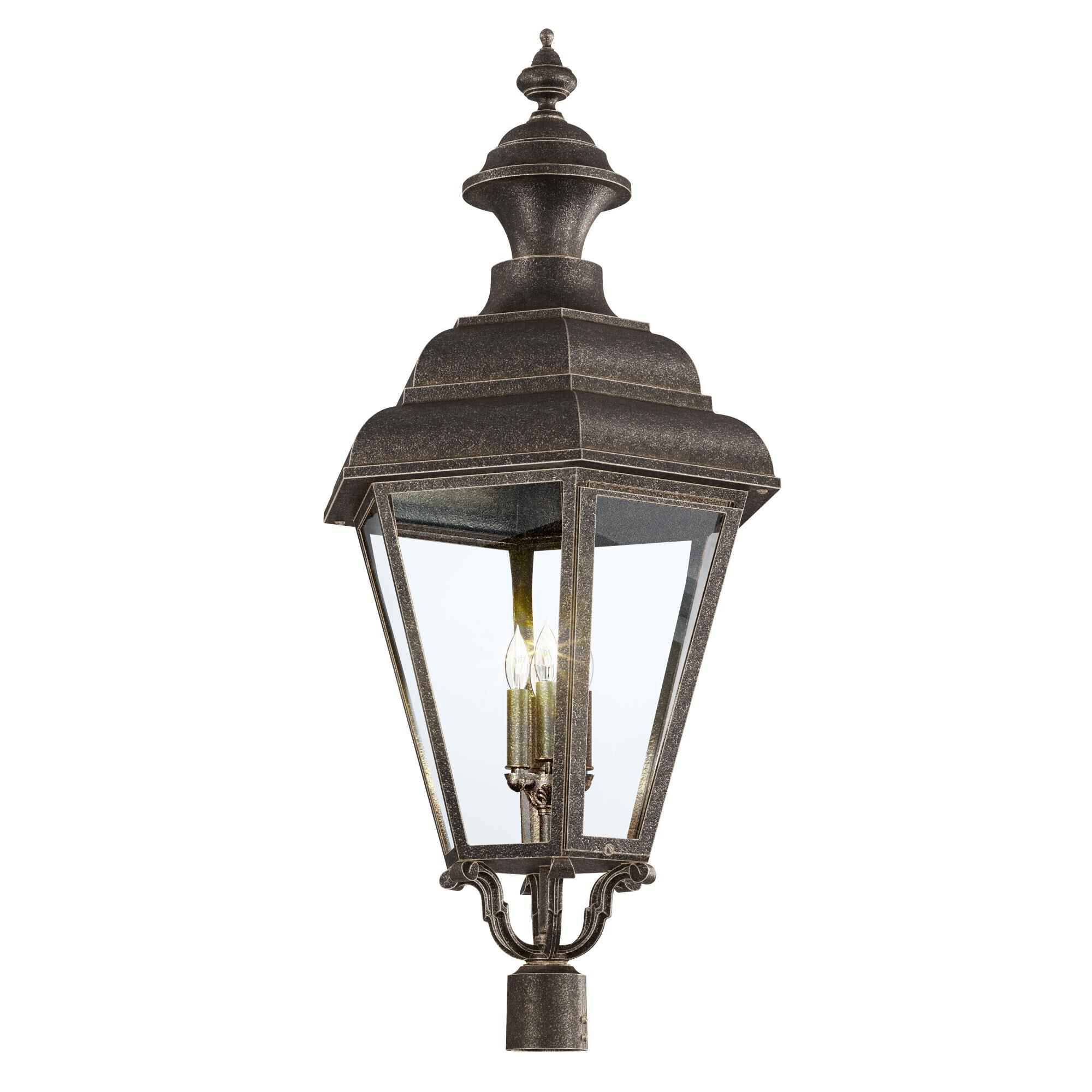 Jamestown 44 Inch Tall 4 Light Outdoor Post Lamp by Hanover Lantern