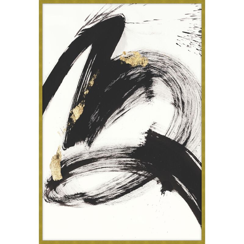Gilded Strokes Print by Level57