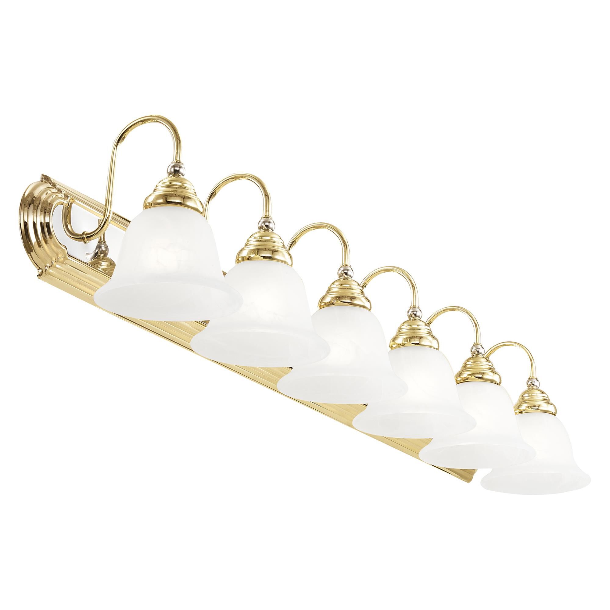 Belmont 48 Inch 6 Light Bath Vanity Light by Livex Lighting