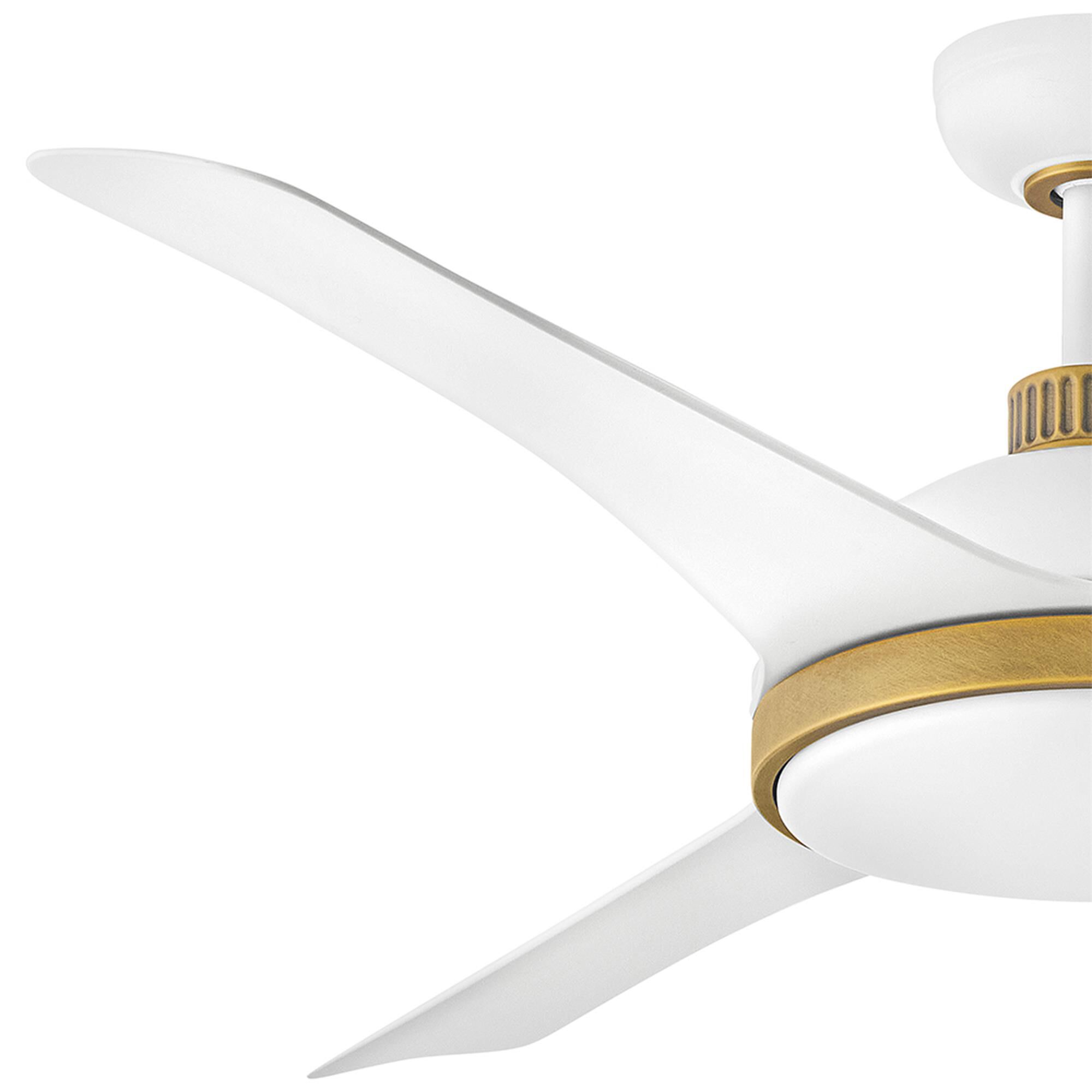Shown in Matte White finish and White Polycarbonate glass