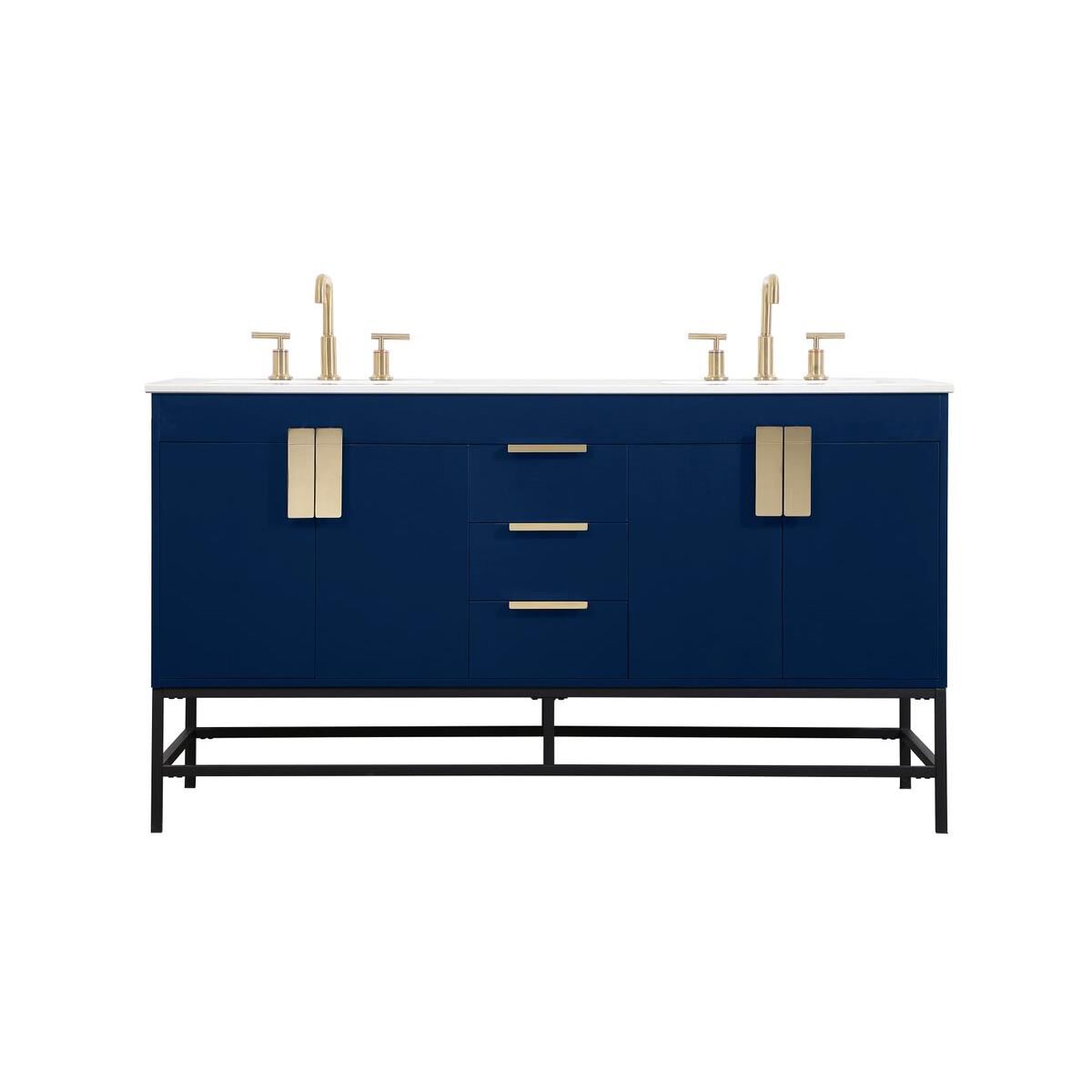 Shown in Blue finish