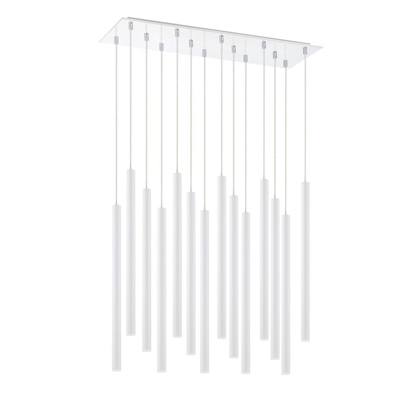 Forest 32 Inch 14 Light LED Linear Suspension Light by Z-Lite
