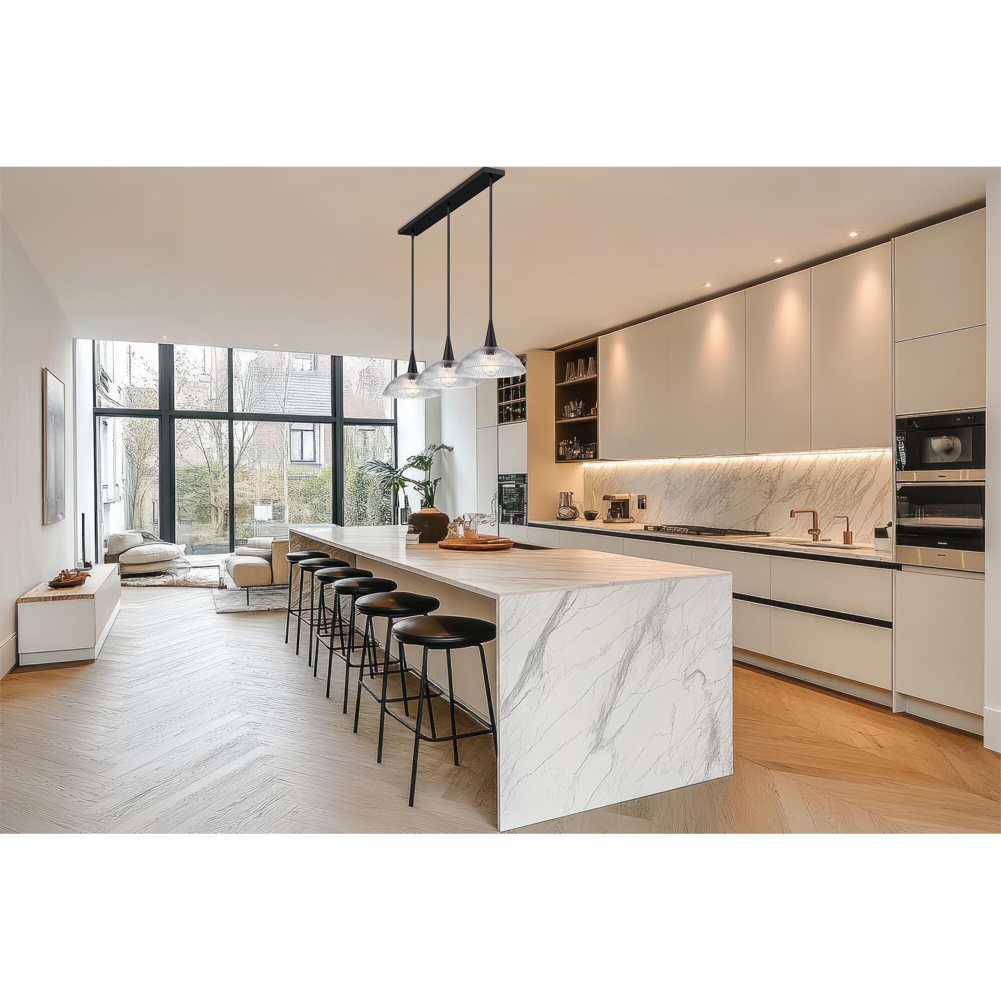 Lunelle Medium Linear Chandelier,