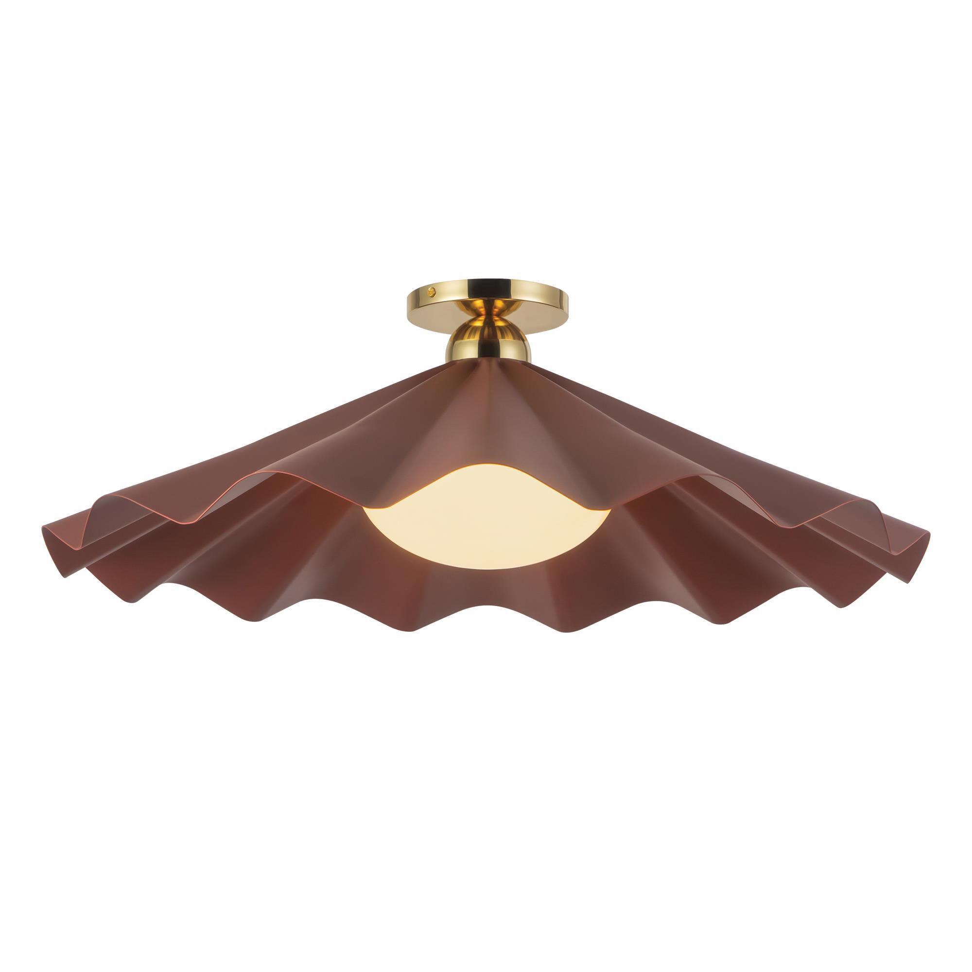 Jason Koharik Furrow 25 Inch Semi Flush Mount by Alora Lighting