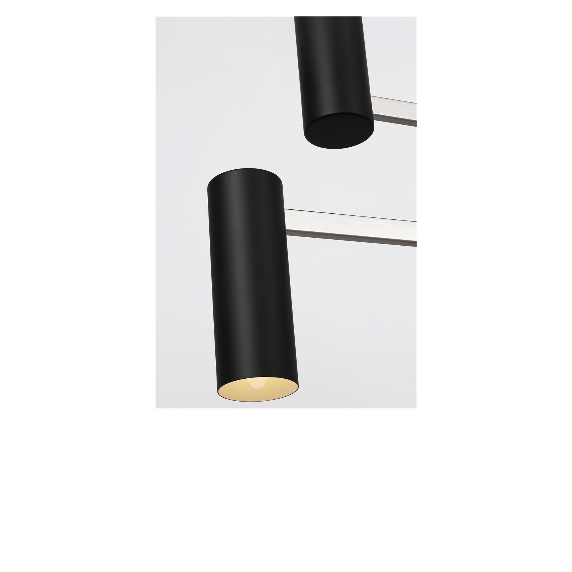 Shown in Brushed Nickel finish and Metal shade