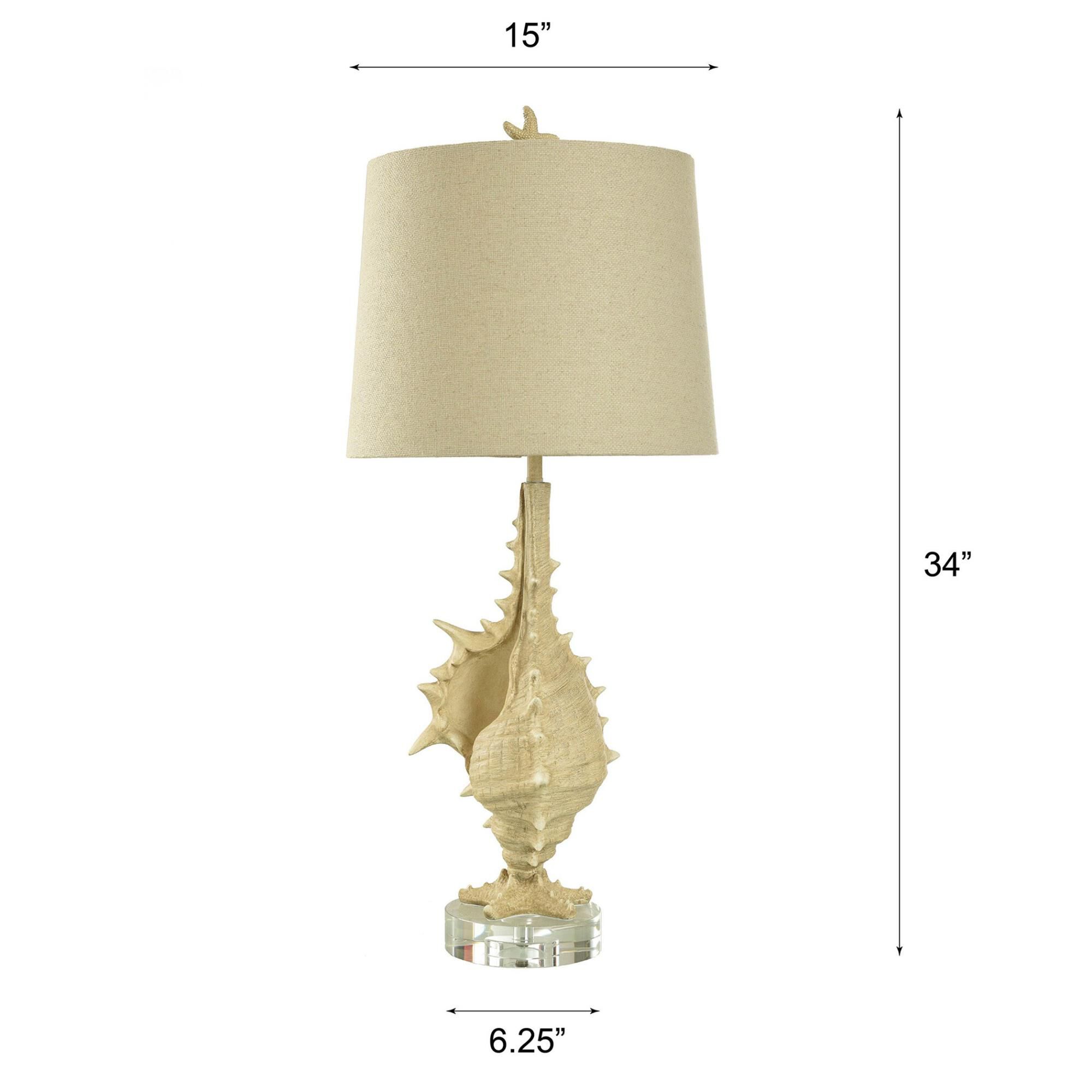Shown in Sand Yellow, Clear, Light Beige finish and Light Beige Linen shade