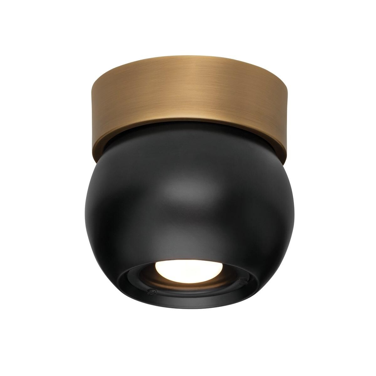 Shown in Patina Brass/Soft Black finish