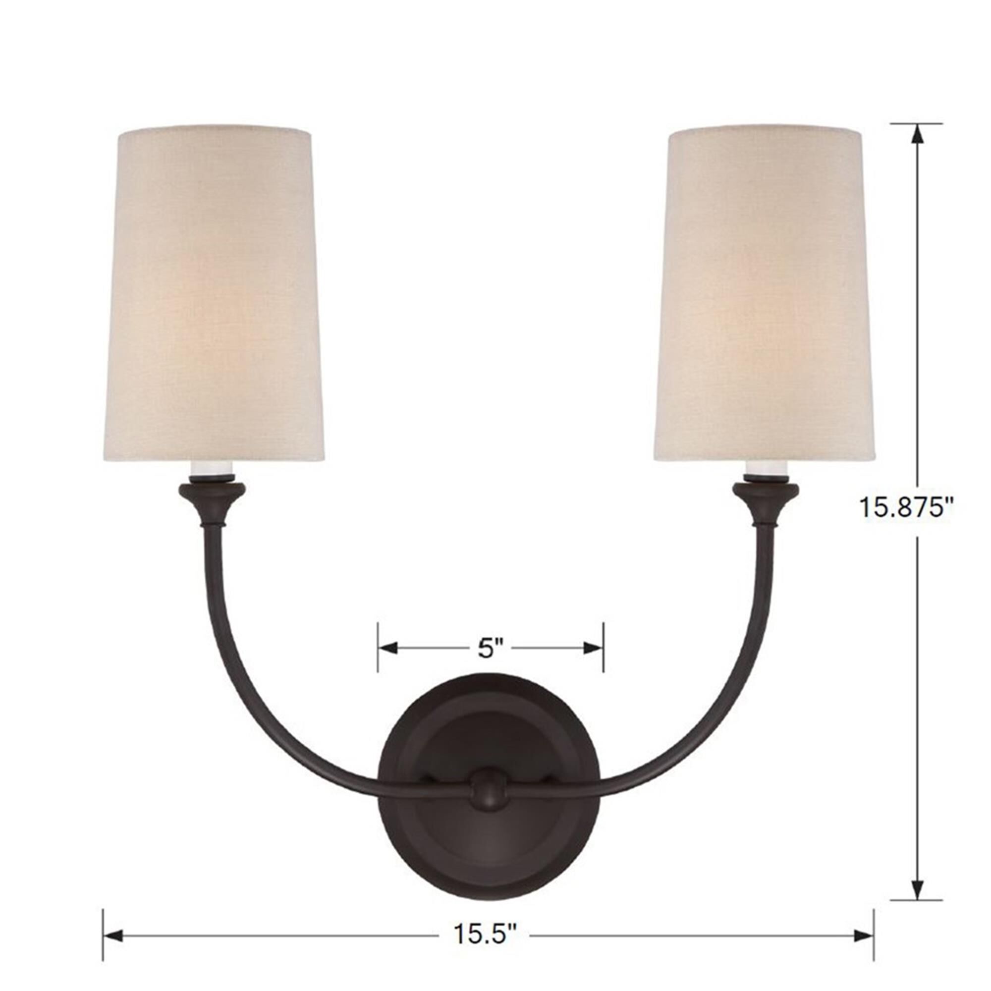 Shown in Dark Bronze finish and Silk glass and Ivory shade