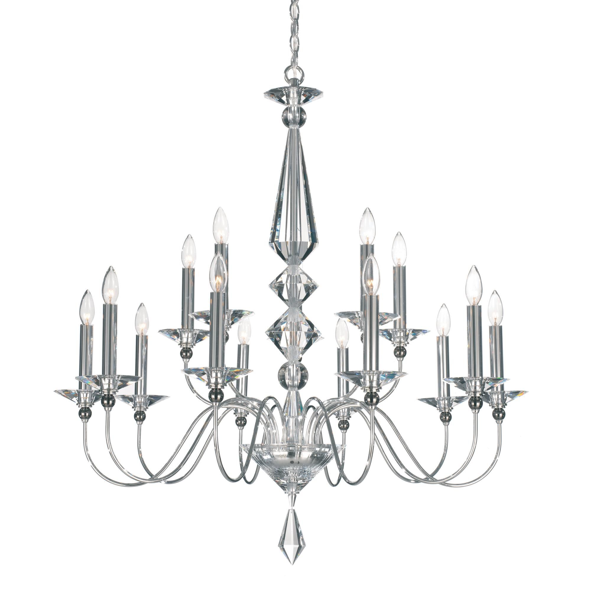 Jasmine 36 Inch 15 Light Chandelier by Schonbek