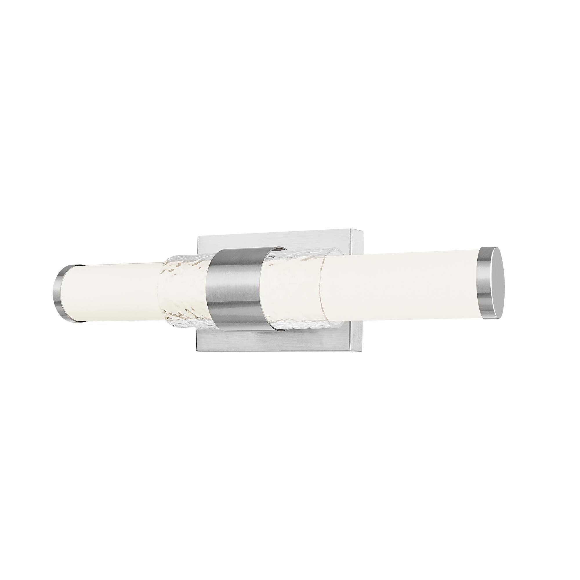 Shown in Brushed Nickel finish and Matte Opal glass and Matte Opal shade