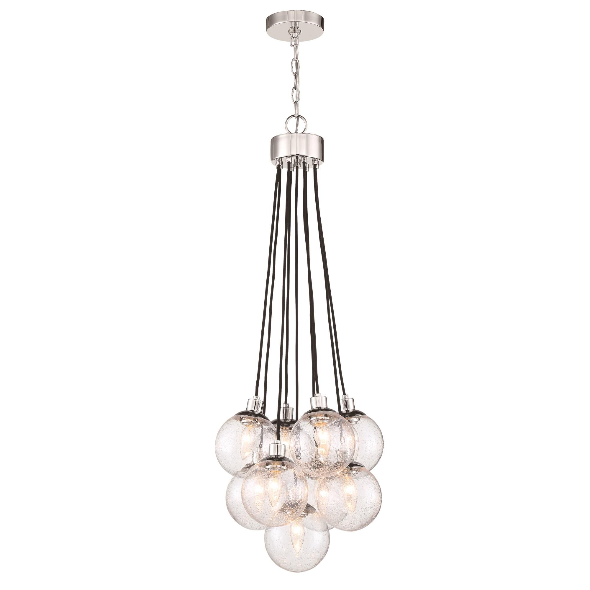 Que 16 Inch 9 Light Multi Light Pendant by Craftmade
