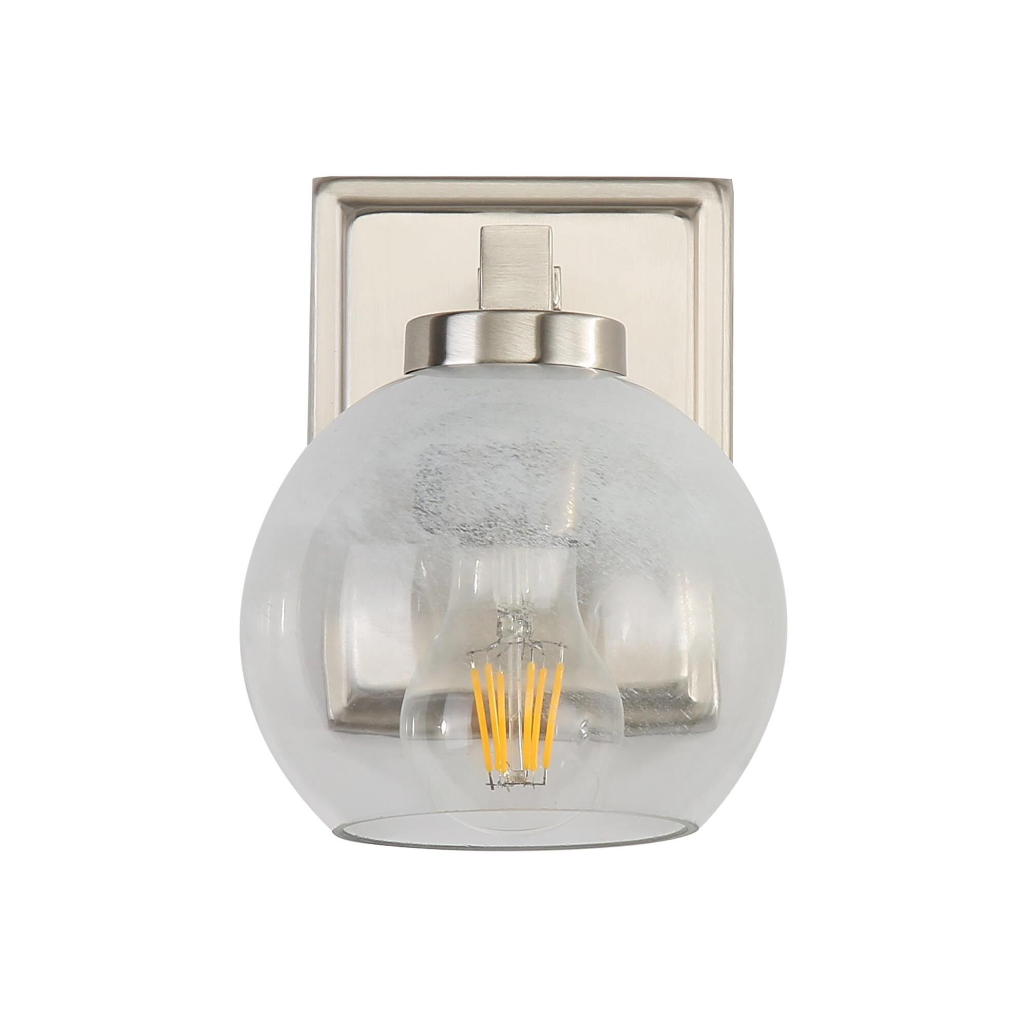 Shown in Pewter finish and Alabaster shade