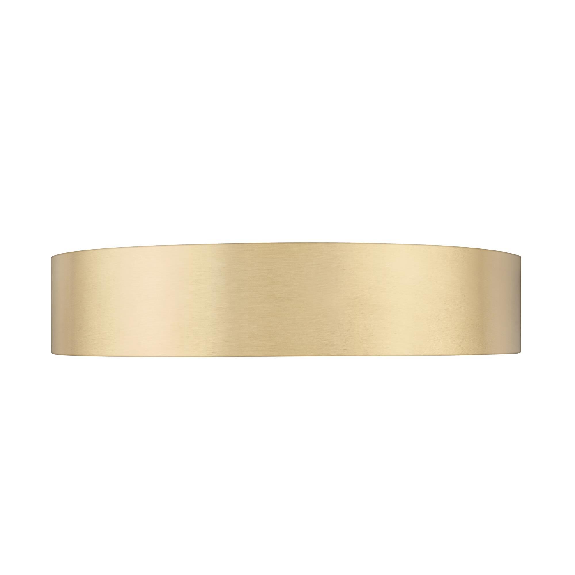 Shown in Modern Gold finish and Frosted glass and Frosted shade