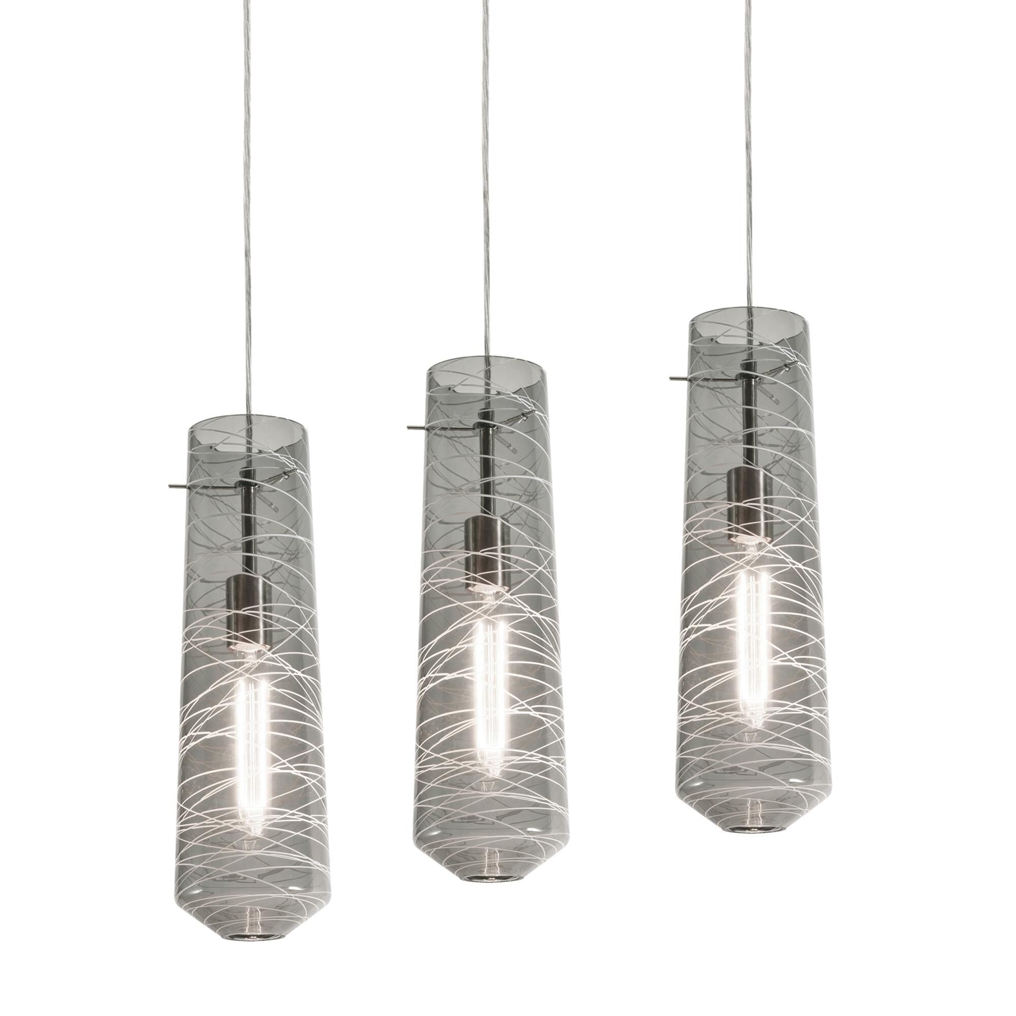 Spun 41 Inch 3 Light Linear Suspension Light by AFX Lighting