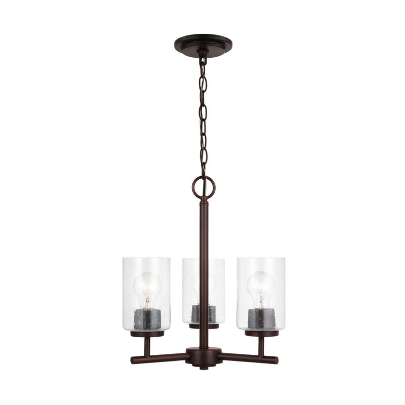 Oslo 15 Inch 3 Light Mini Chandelier by Generation Lighting