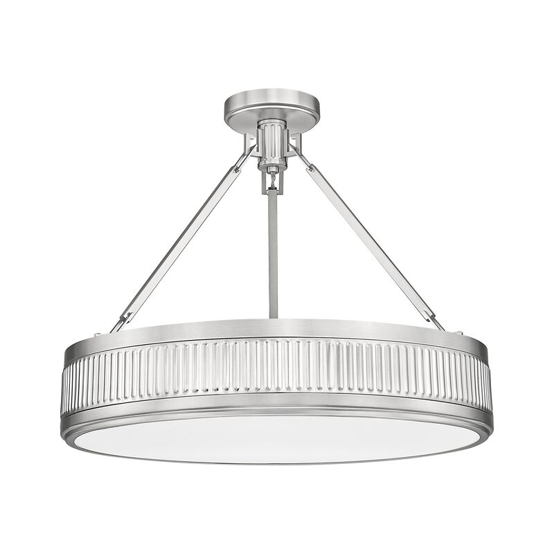 Quinn 22 Inch Semi Flush Mount by Z-lite