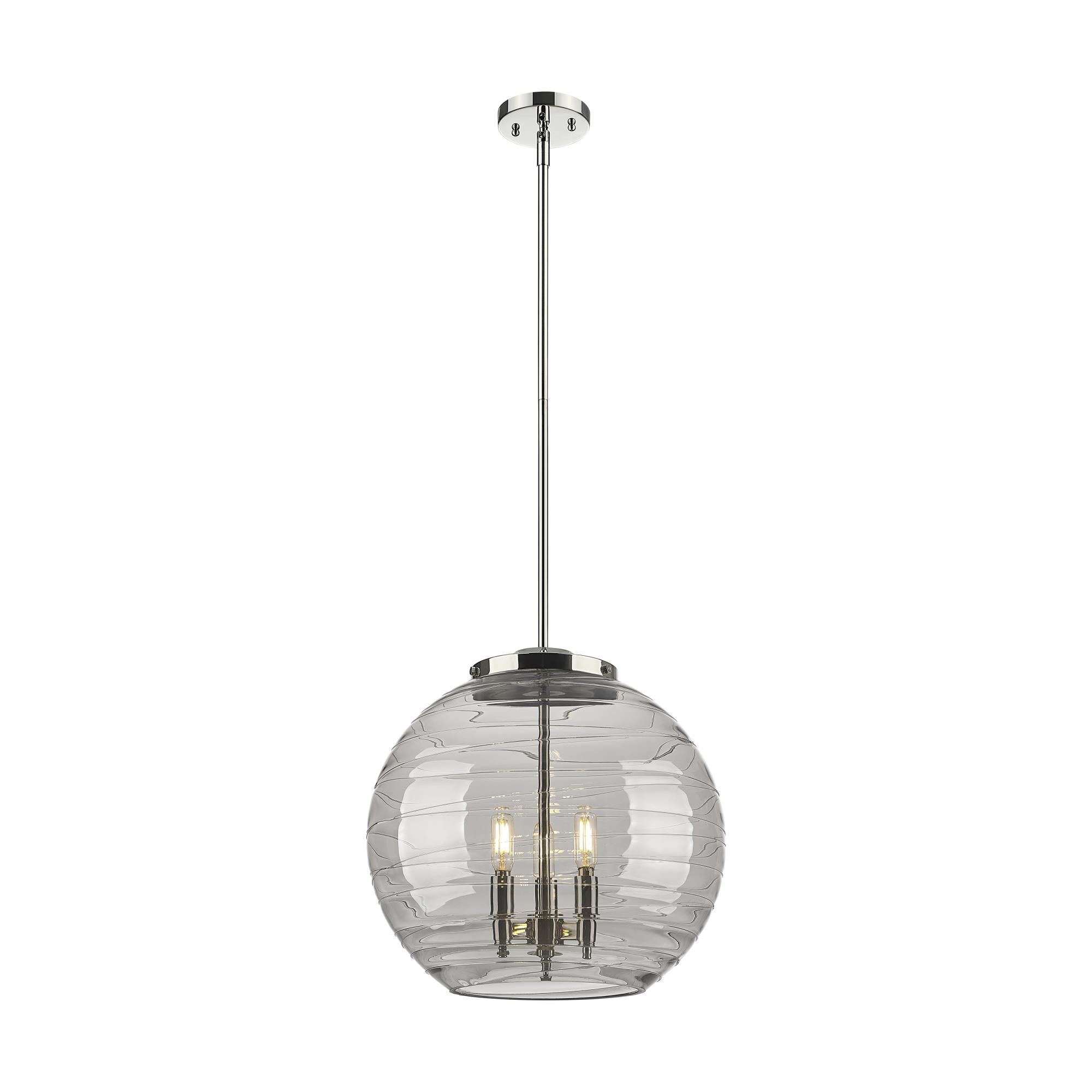 Bruno Marashlian Athens Deco Swirl 16 Inch Large Pendant by Innovations Lighting