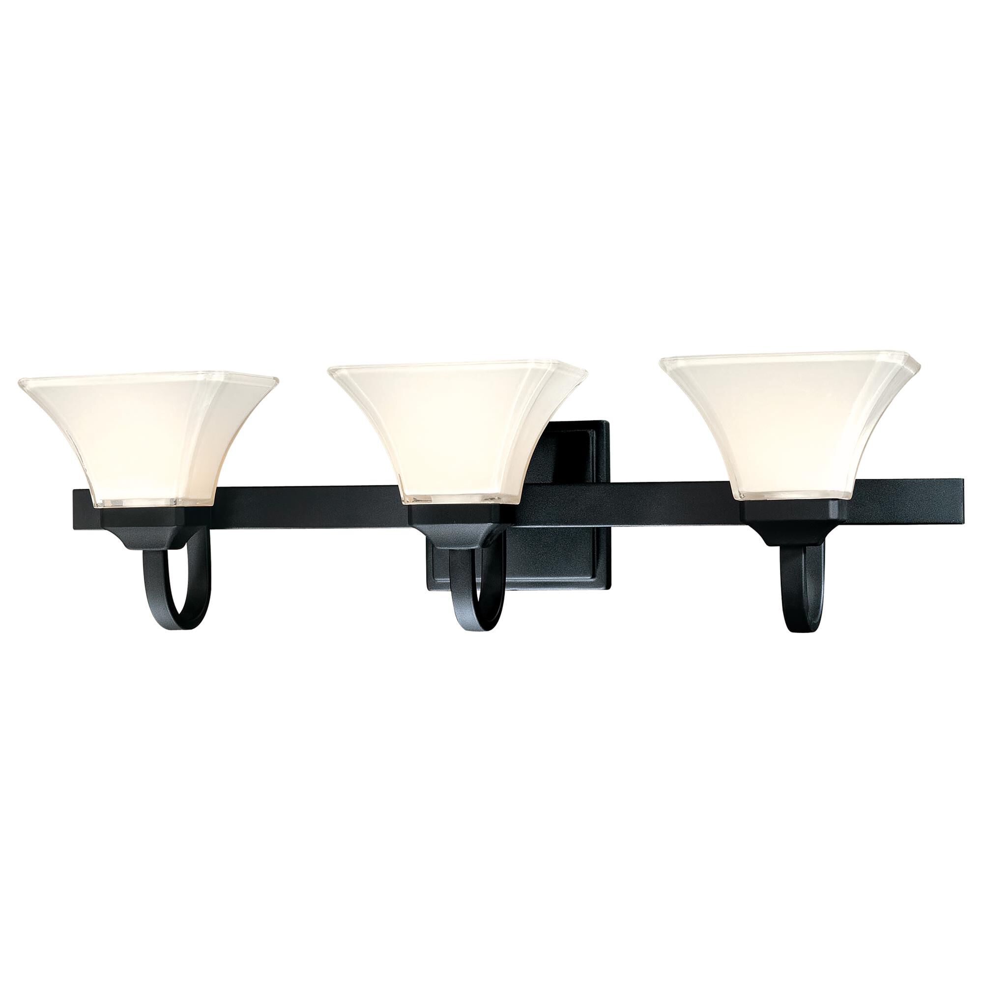 Shown in Black finish and White Paint And Sand Blast Inside glass