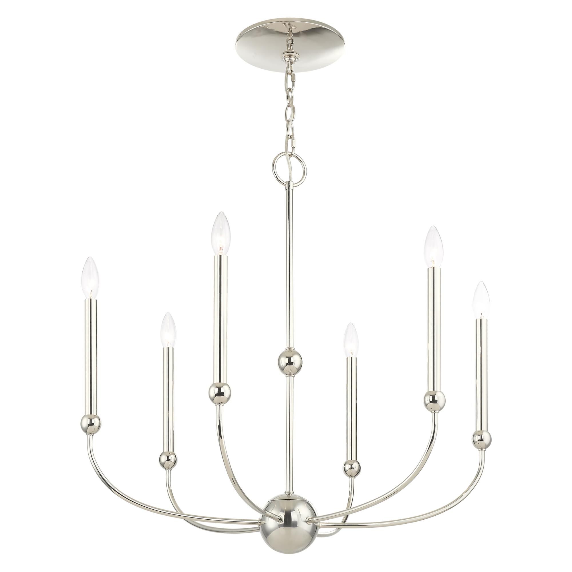 Cortlandt 6 Light Chandelier by Livex Lighting