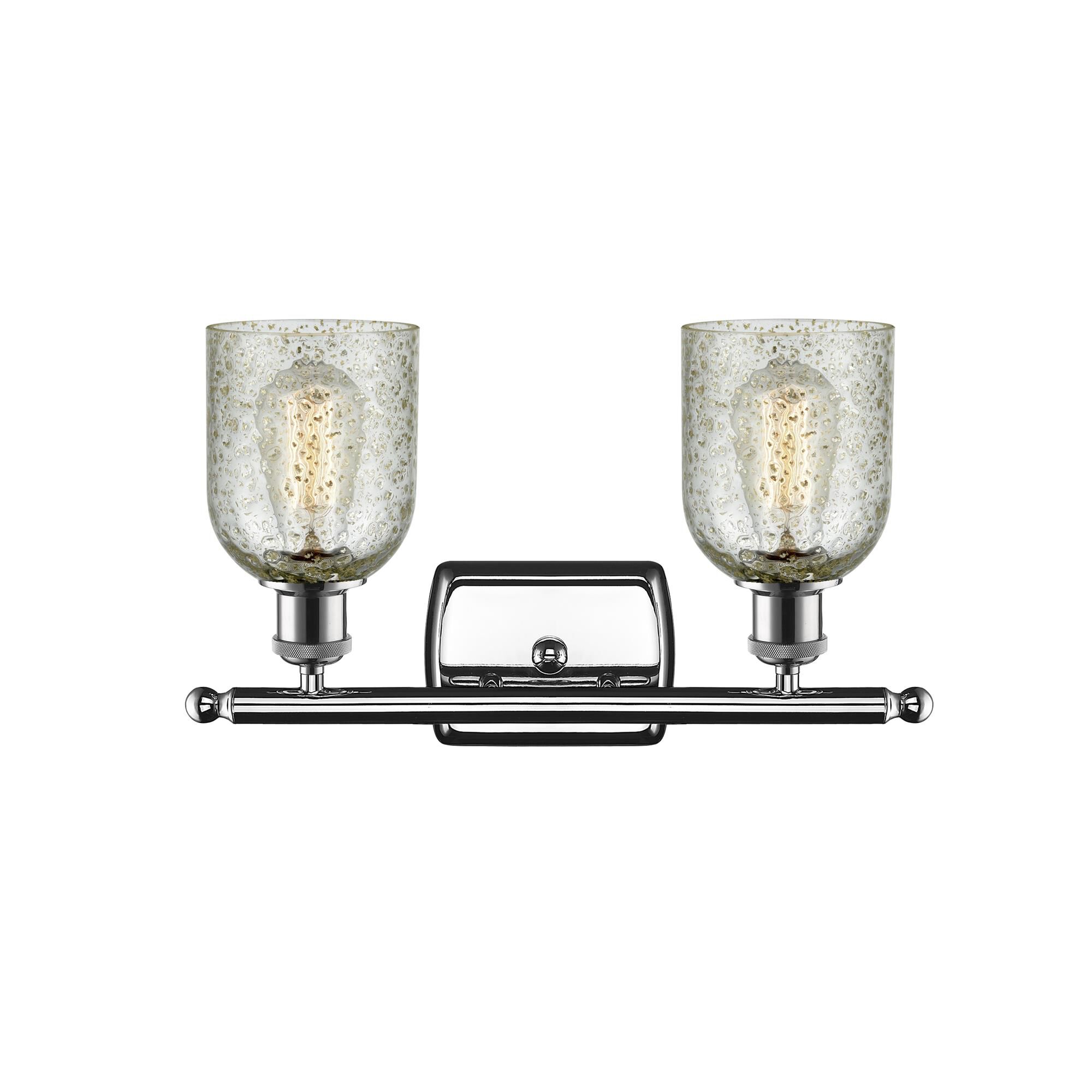 Shown in Polished Chrome finish and Mica glass