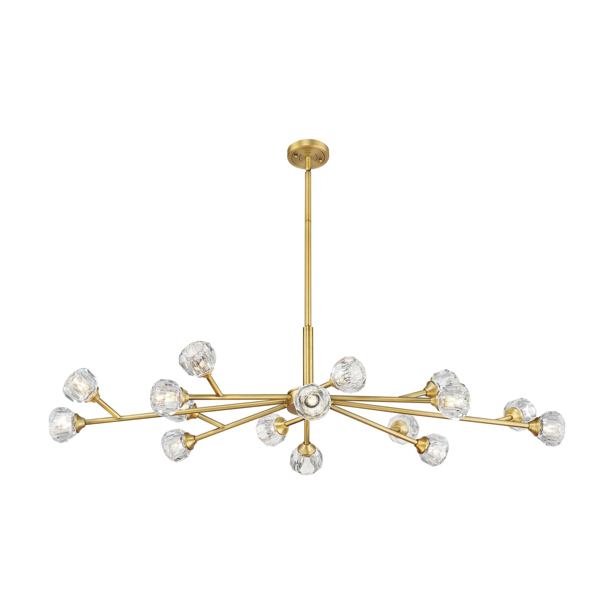 Shown in Brushed Brass finish