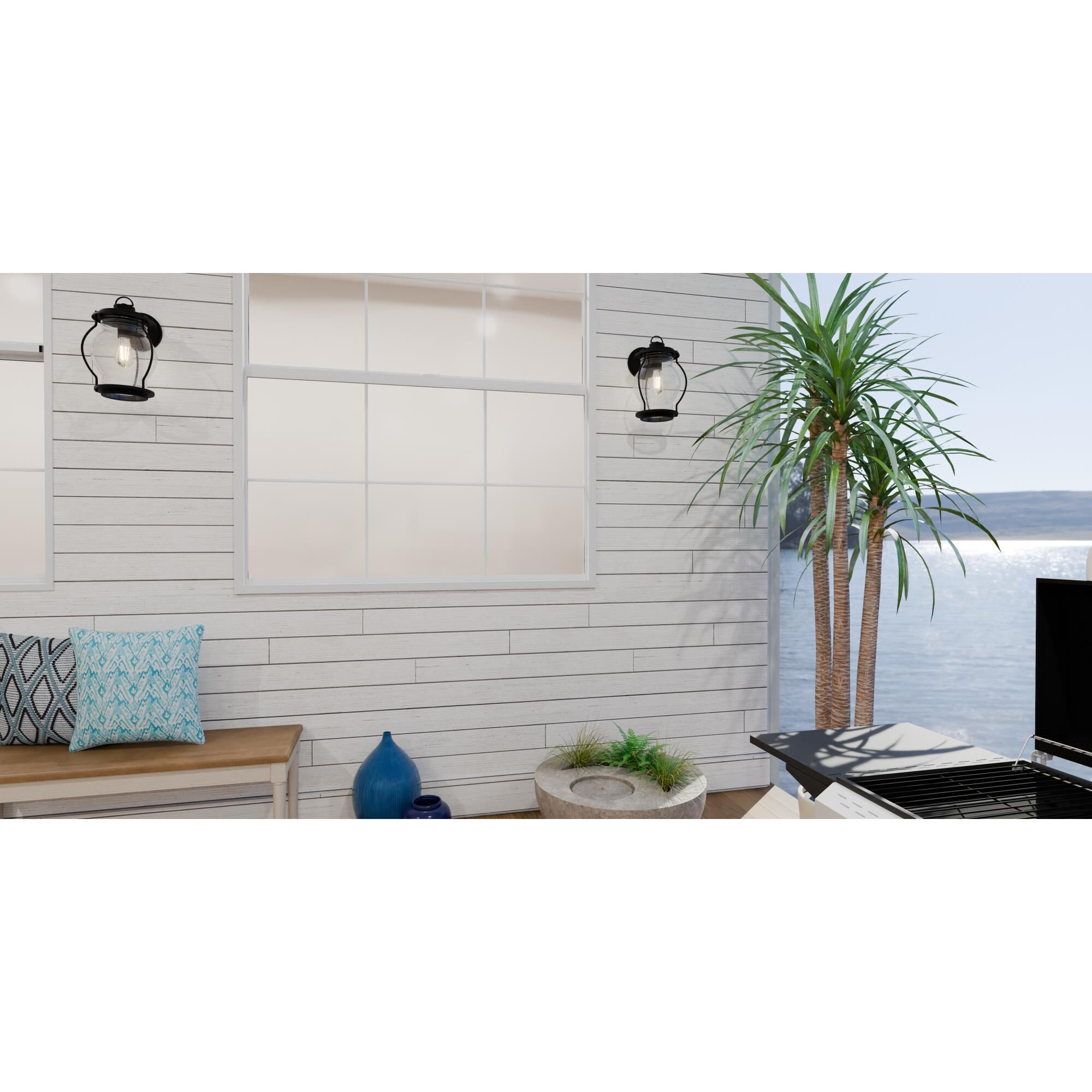 Luther 9 Inch Outdoor Wall Light by Quoizel