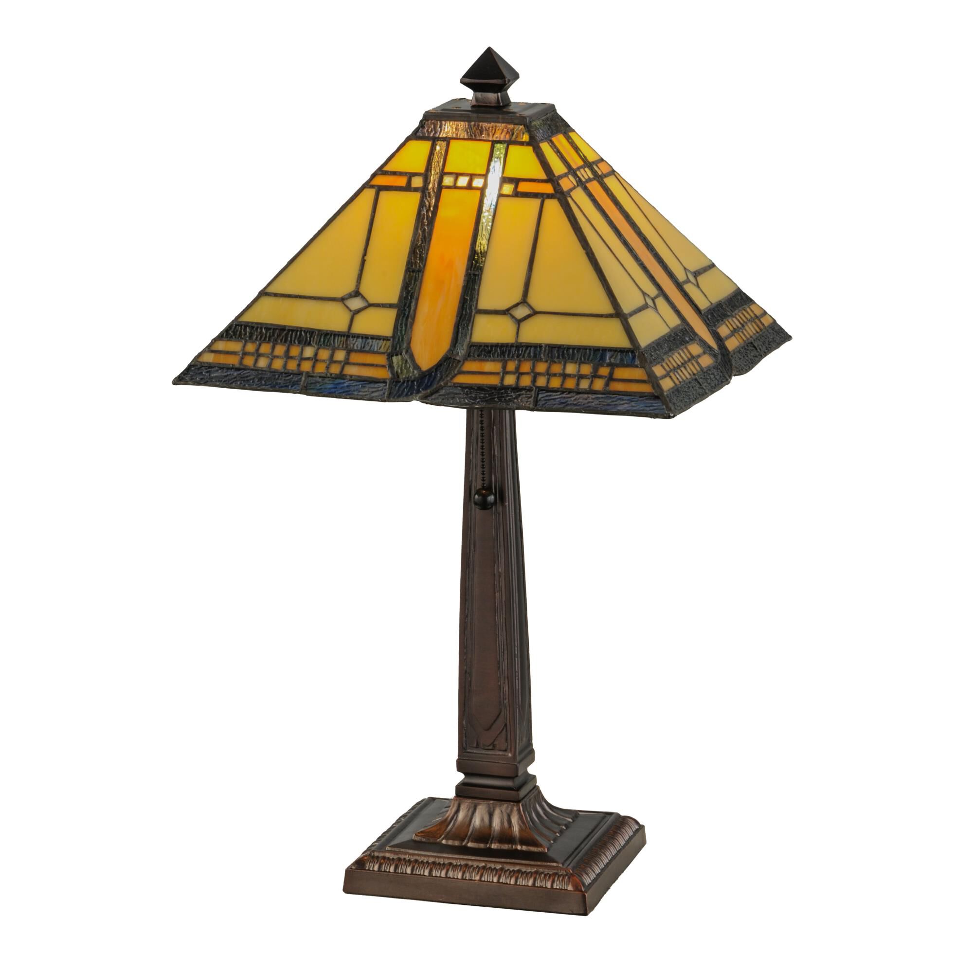 Sierra Prairie Mission 21 Inch Table Lamp by Meyda Lighting