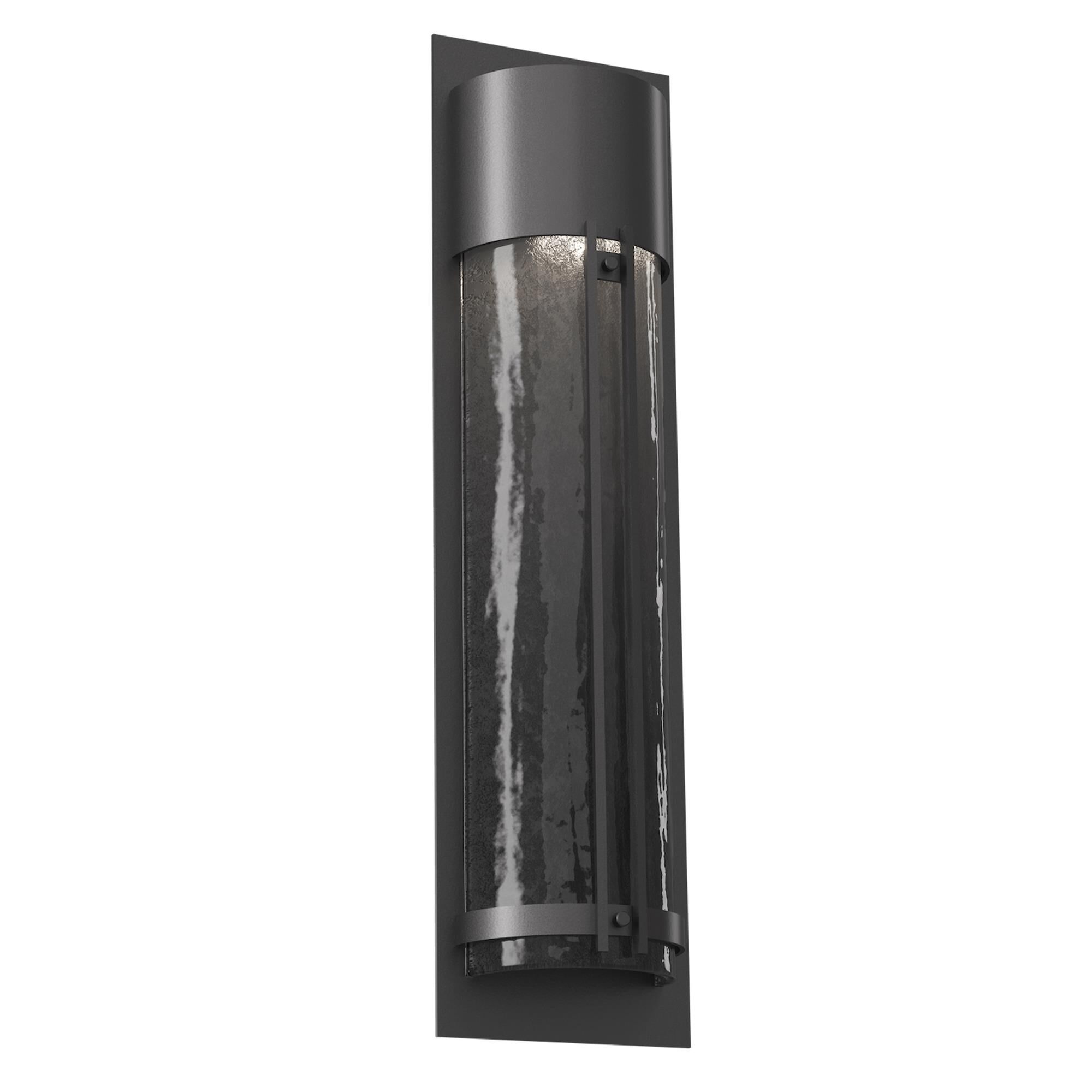 Shown in Argento Grey finish and Smoke Granite glass