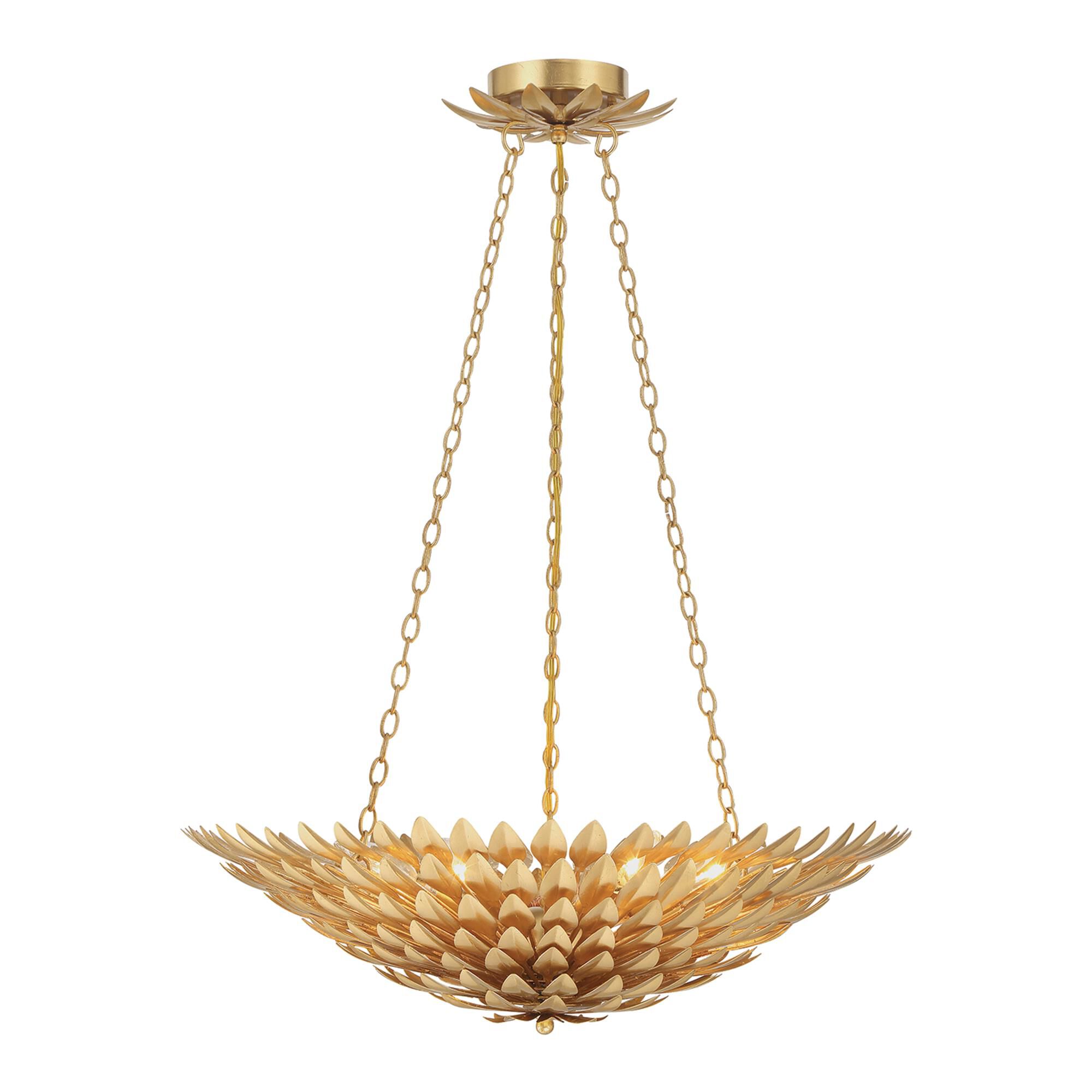 Shown in Antique Gold finish
