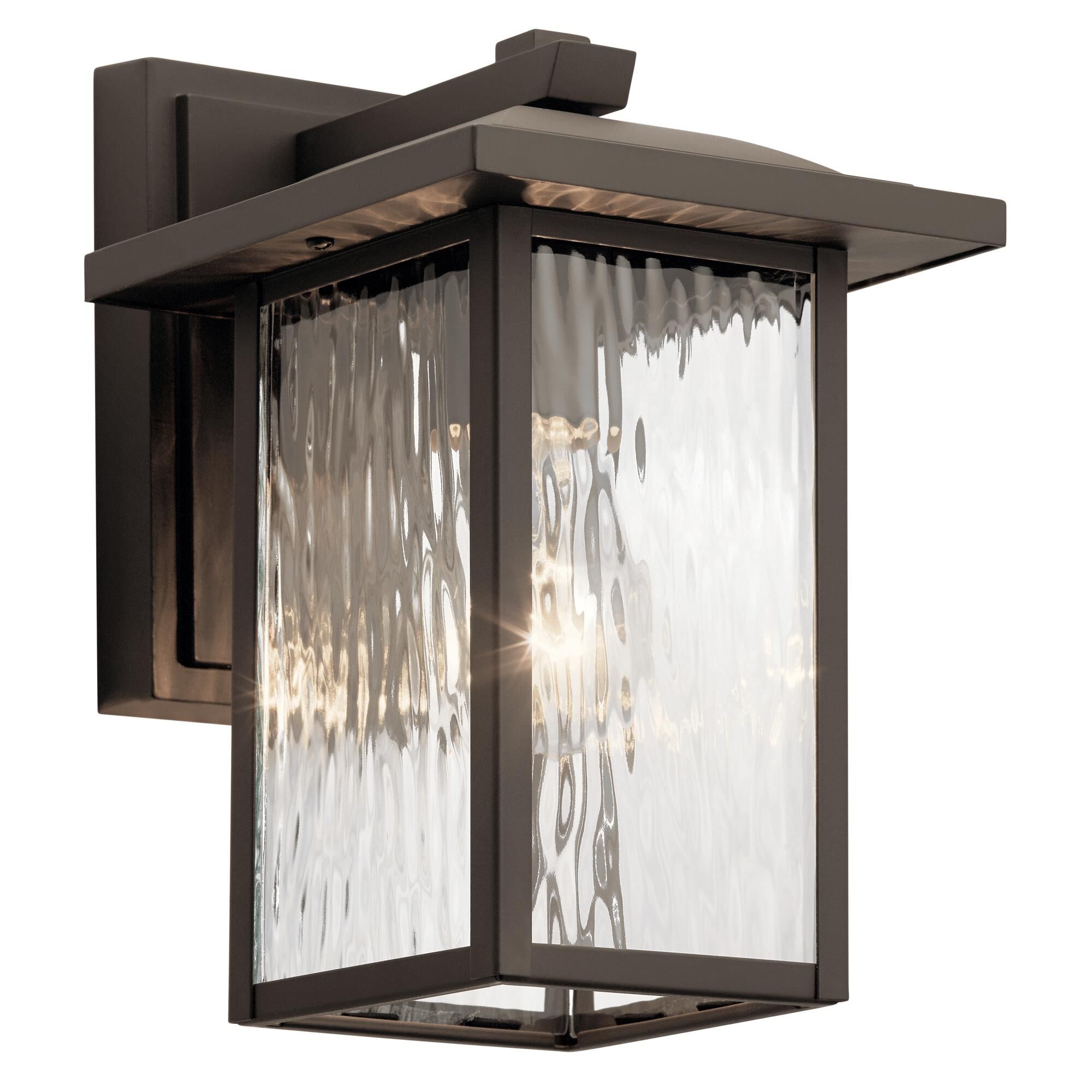Shown in Olde Bronze finish and Clear Water glass