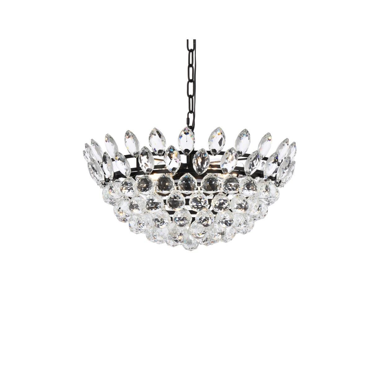 Emilia 20 Inch Large Pendant by Elegant Lighting